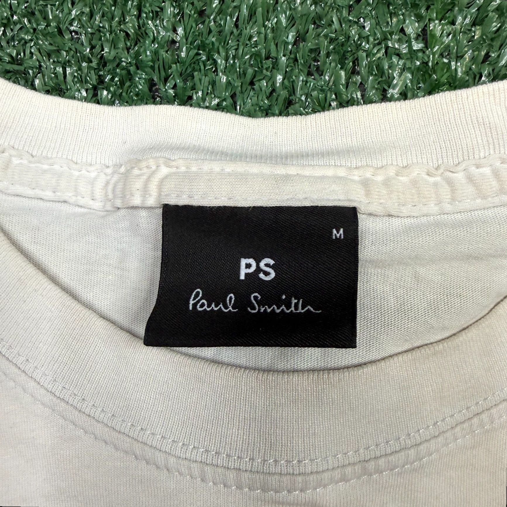 Paul Smith Paul Smith T Shirt Men White Short Sleeve Crew Neck Embroidered Slim Made In China Regular Size M Size US M / EU 48-50 / 2 - 2 Thumbnail