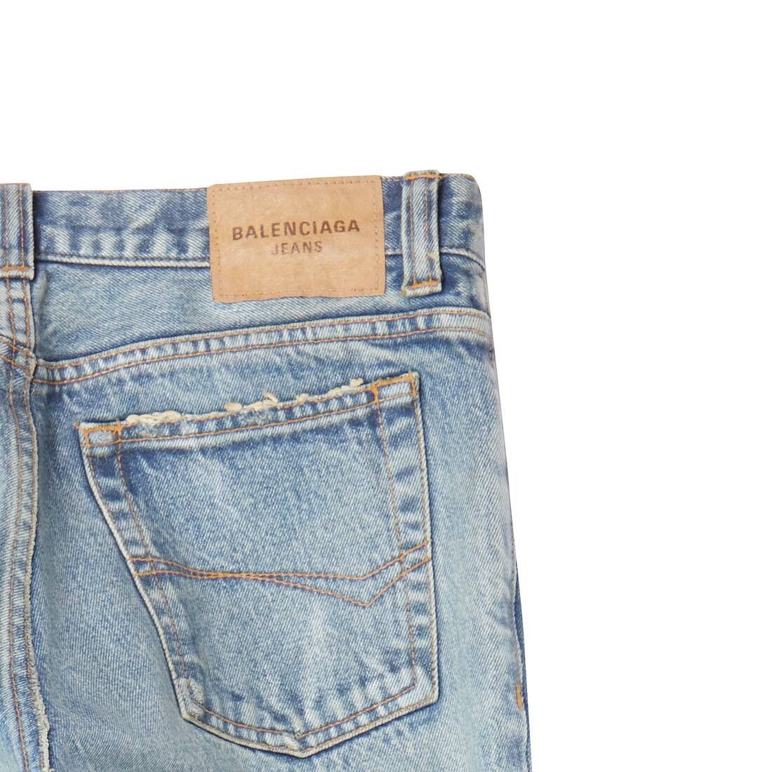 Balenciaga o1w1db10425 Super Fitted Jeans in Blue Size US 33 - 7 Thumbnail