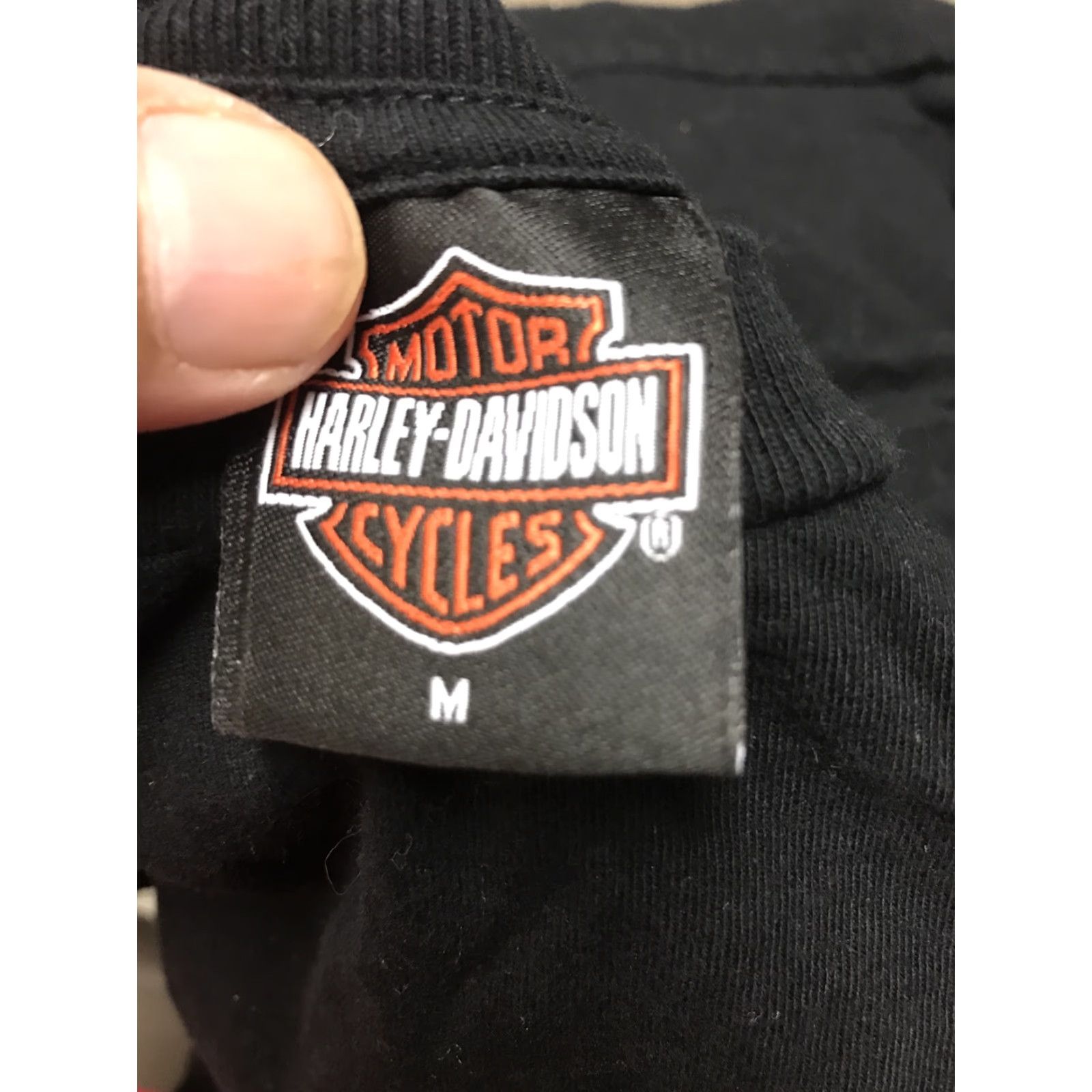 Harley Davidson Harley-Davidson Shirt Mens M Black Vintage City Motorcycle Hanes Beefy-T Short Sleeve Crew Neck Logo Print Garment Care Machine Washable 100% Cotton Size US M / EU 48-50 / 2 - 5 Thumbnail
