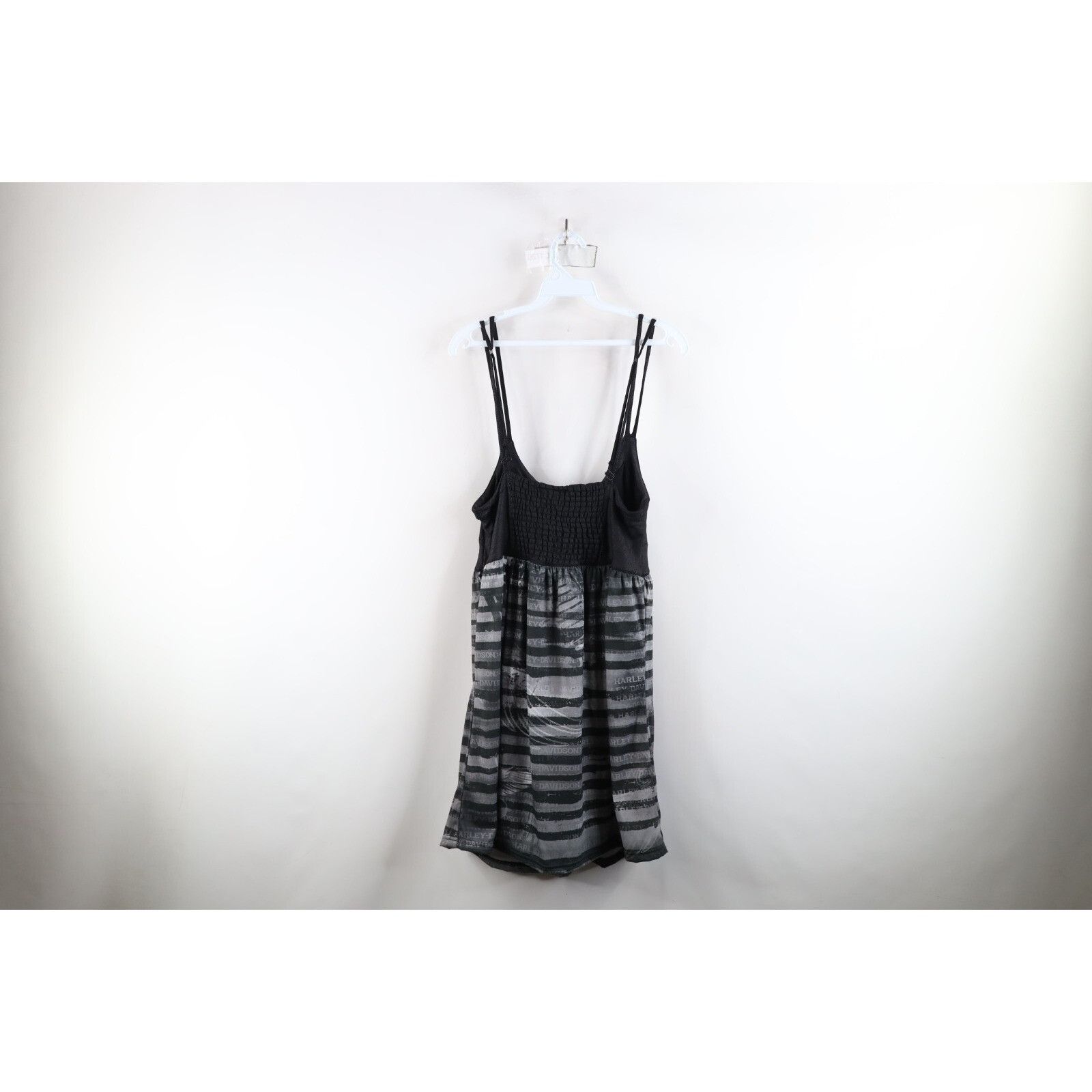 Harley Davidson × Vintage Deadstock Vintage Y2K Harley Davidson Rockabilly Dress Size L / US 10 / IT 46 - 16 Thumbnail