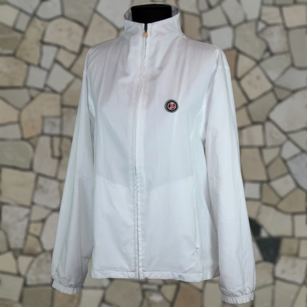 Adidas VINTAGE adidas Roland Garros womens Tennis Jacket UK 12 White Adidas Originals Track Jacket Women L22 Size XL / US 12-14 / IT 48-50 - 1 Thumbnail