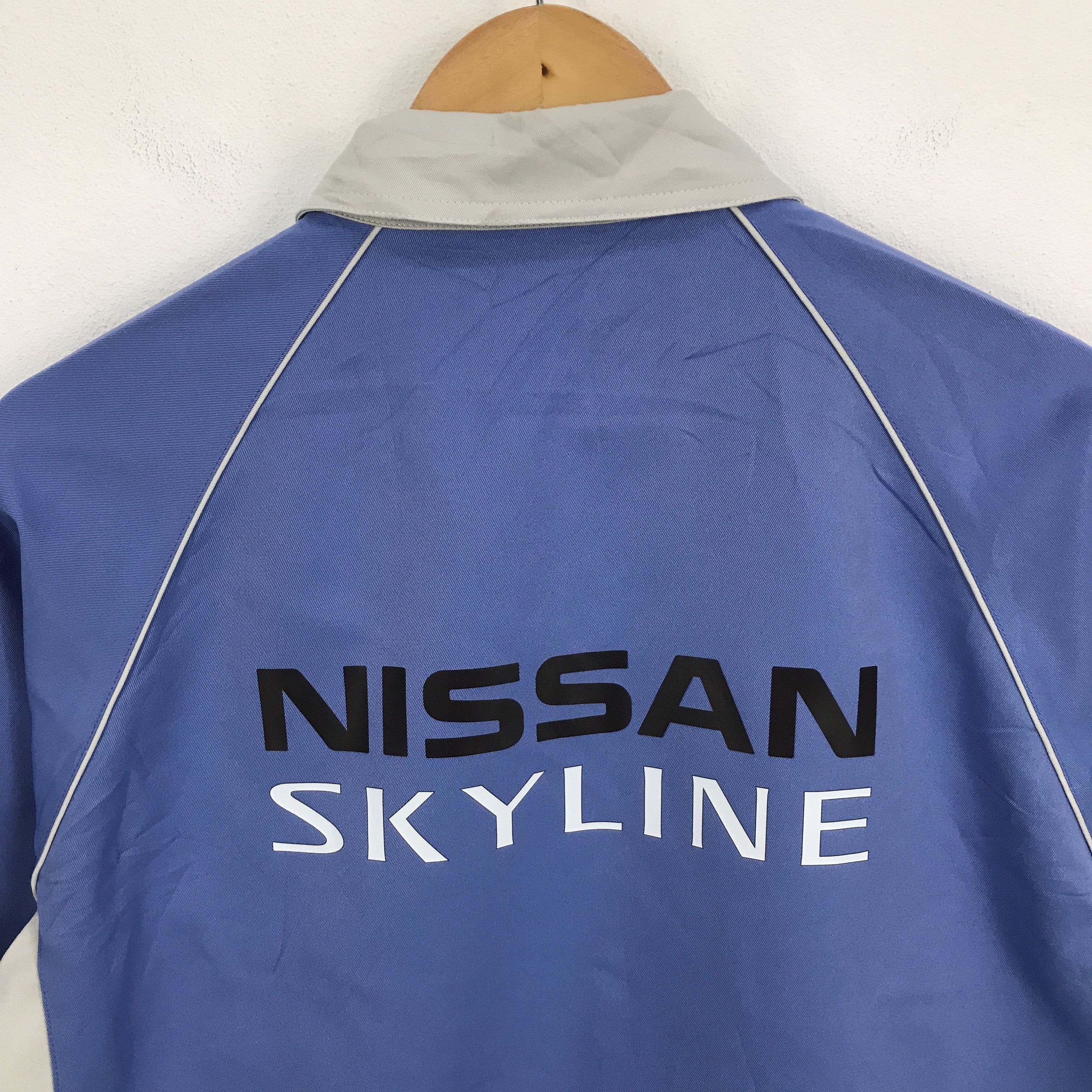 Japanese Brand Vtg nissan skyline work uniform Japan custom jacket Size US L / EU 52-54 / 3 - 4 Thumbnail