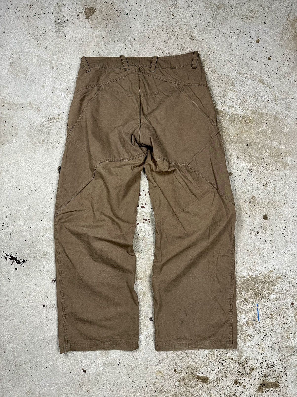 Vintage Y2K Nike ACG Brown Baggy Cargo Pants Multipocket