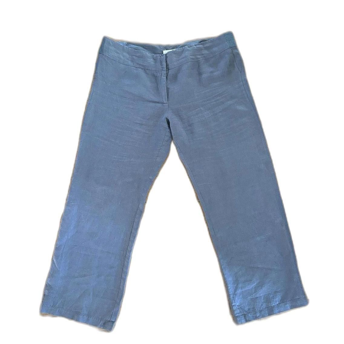 Eileen Fisher Eileen Fisher Wide-Leg Gray Pants Size 16 Size 38" / US 16 / IT 52 - 1 Thumbnail
