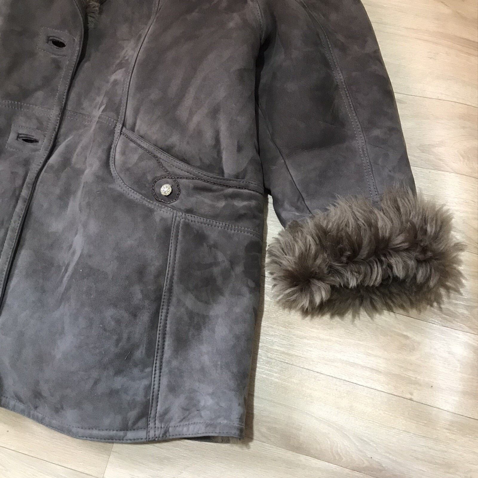 The Unbranded Brand vintage Afghan Coat Shearling Sheepskin Penny Lane Y2K Fur Size XXL / US 16-18 / IT 52-54 - 5 Thumbnail