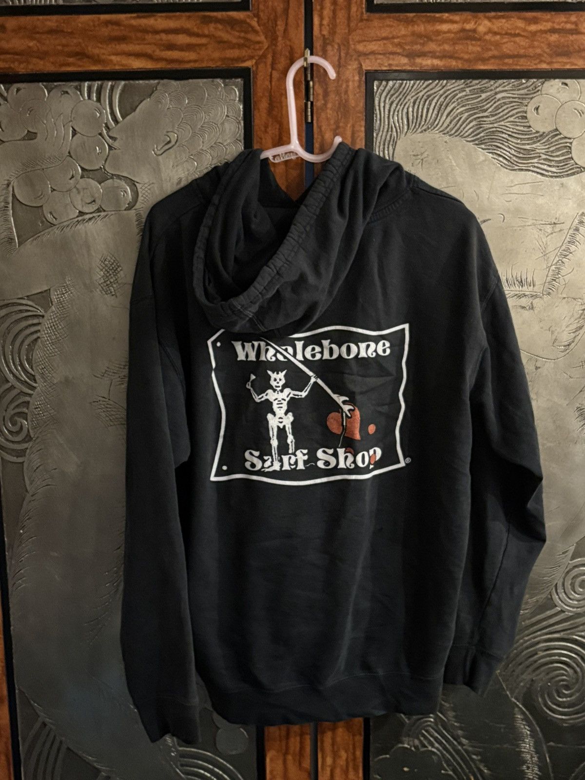 Vintage Vintage SurfShop Skeleton Hoodie Size US L / EU 52-54 / 3 - 2 Thumbnail