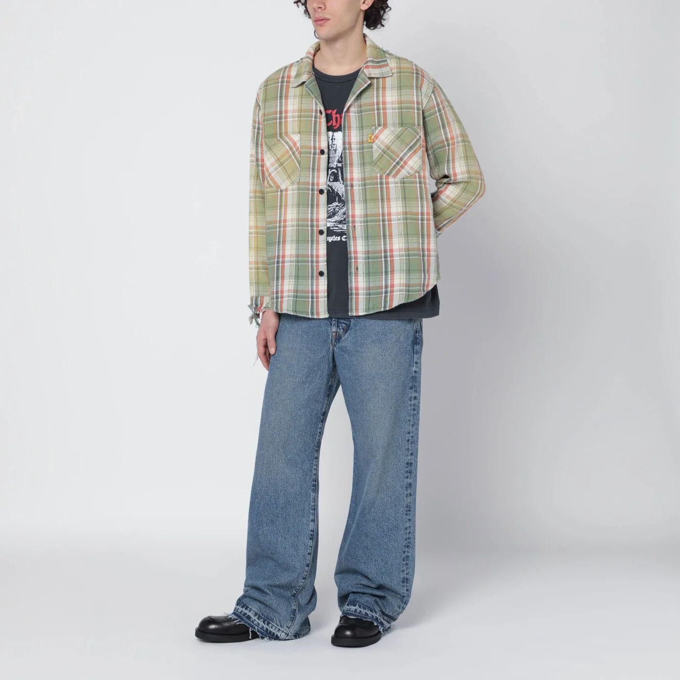 Gallery Dept. o1d2blof0426 Denim Jeans in Blue Size US 34 / EU 50 - 2 Thumbnail