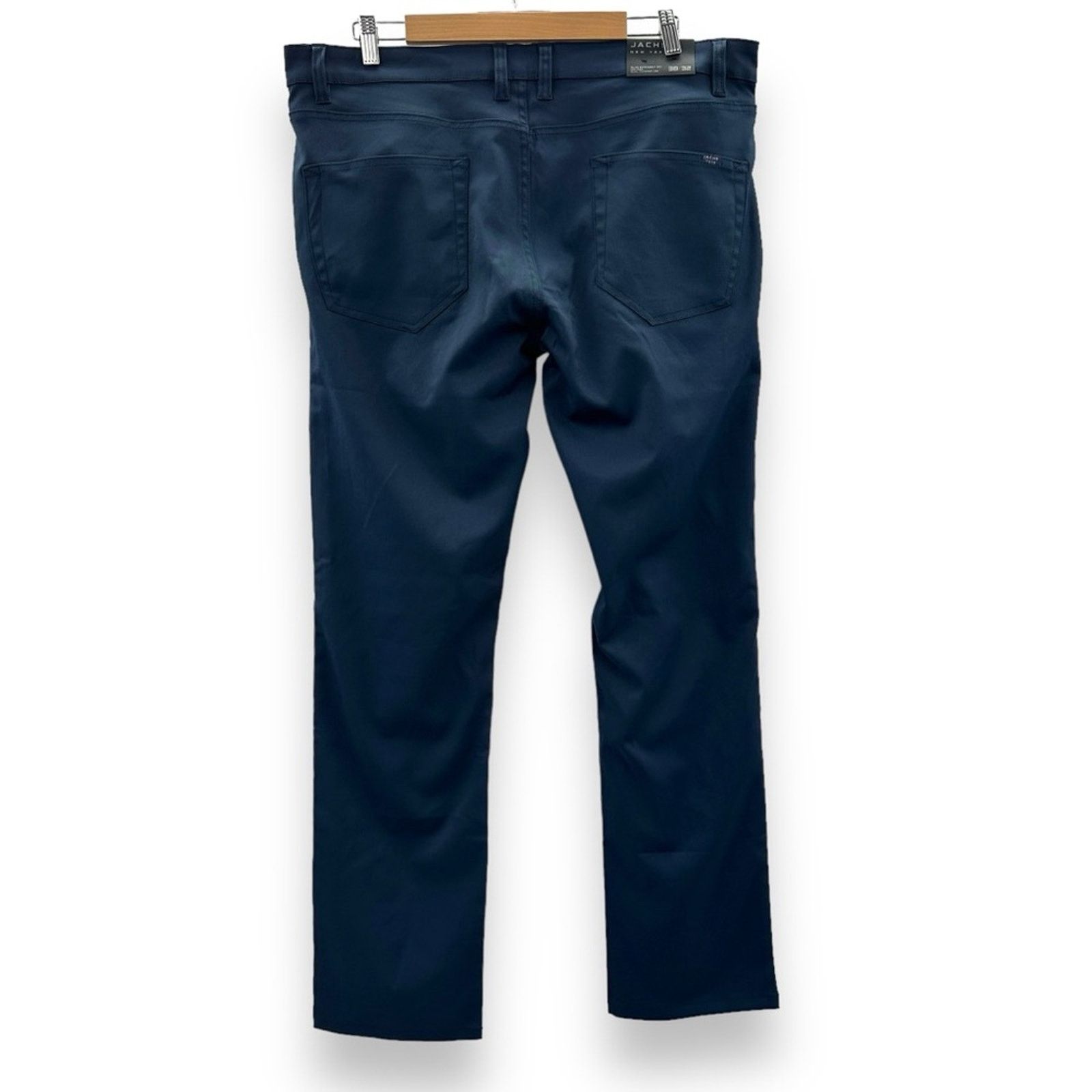 JACHS NY Jachs New York Navy Blue Slim Fit 5-Pocket Styling Pants Size US 38 / EU 54 - 5 Thumbnail