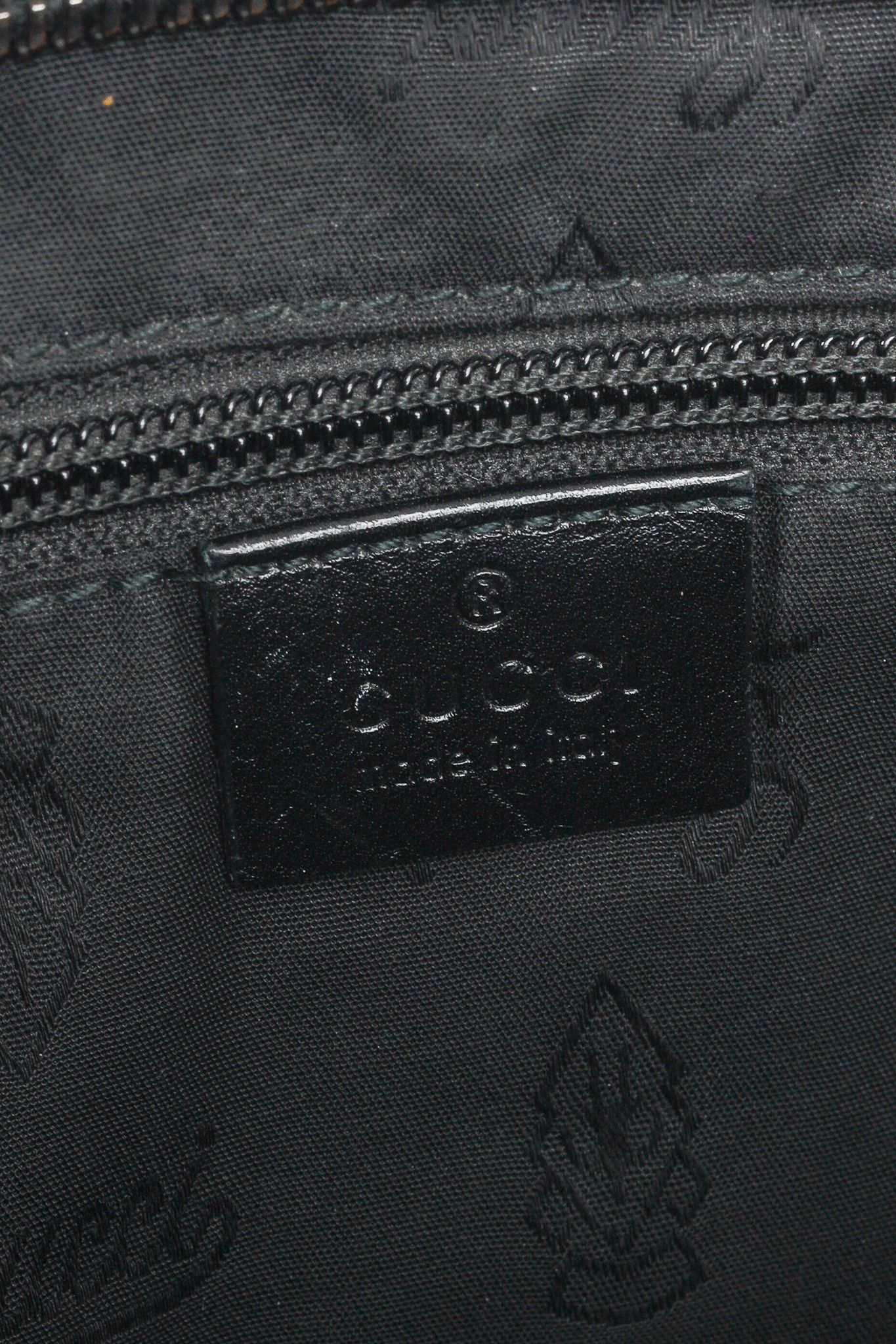 Gucci Gucci Black GG Imprime Coated Canvas Messenger Bag Size ONE SIZE - 11 Thumbnail