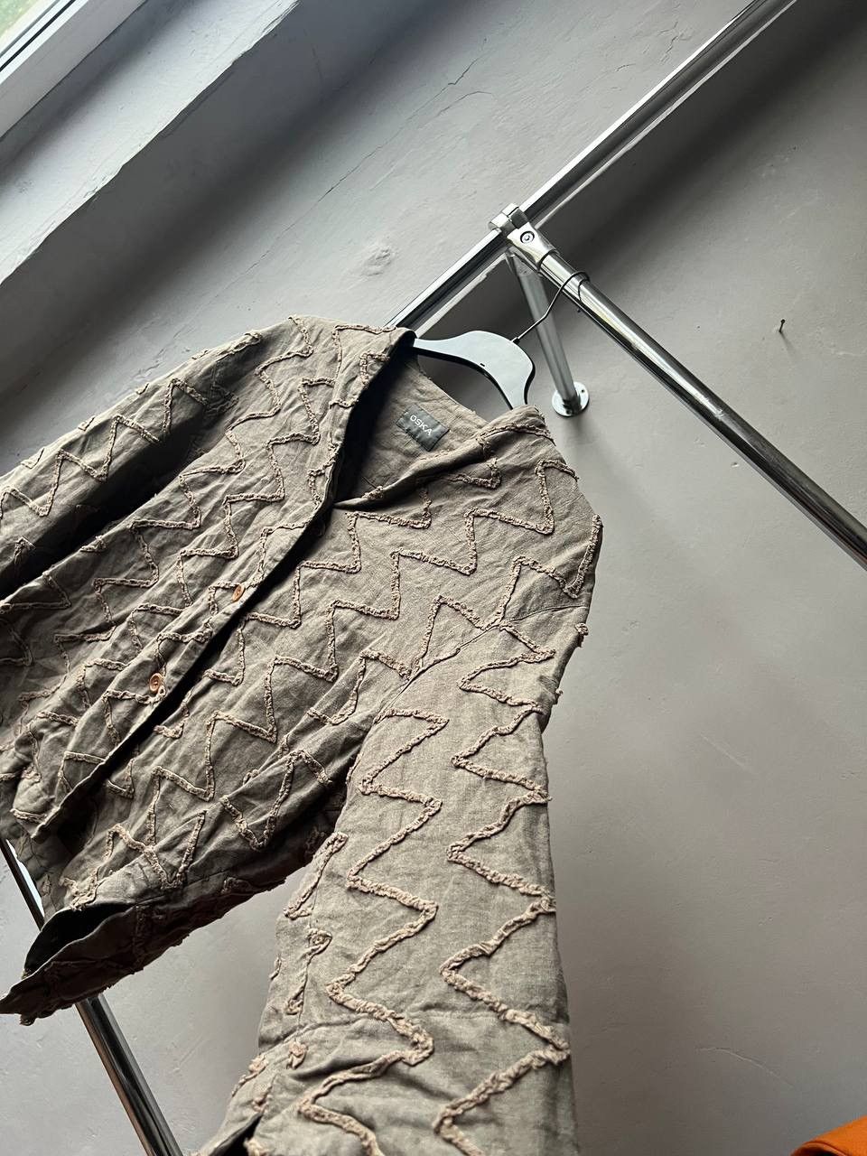 OSKA OSKA DESIGN LINEN JAPANESE BUTTON BLAZER JACKET RELAXED FIT Size XS / US 0-2 / IT 36-38 - 7 Thumbnail