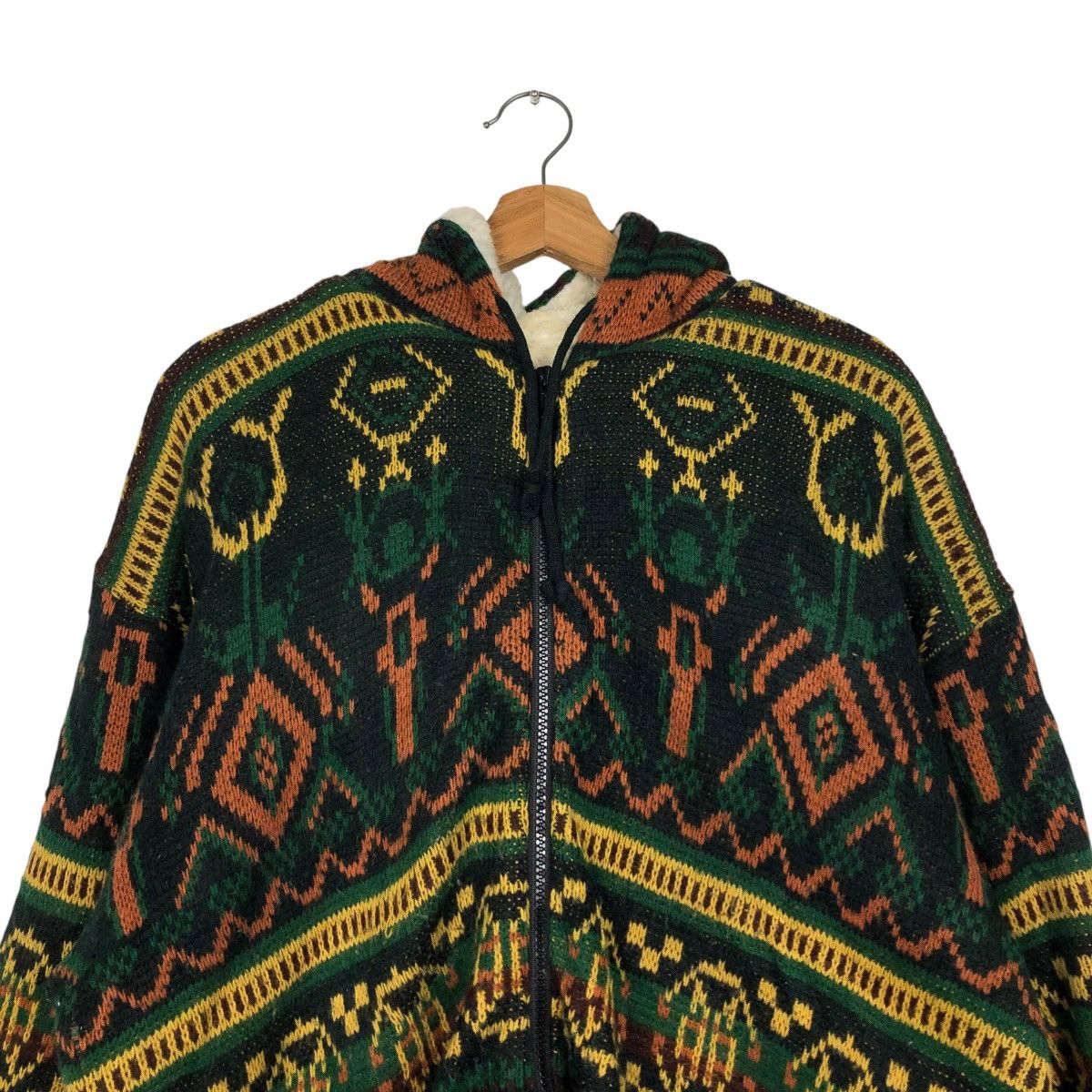 Japanese Brand 🔥VINTAGE BOMBER JACKET INDIAN BOSS NAVAJO NATIVE DESIGN Size US L / EU 52-54 / 3 - 5 Thumbnail