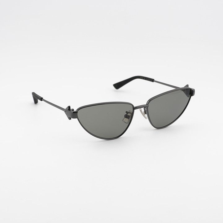 Bottega Veneta Bottega Veneta BV1186S 001 Sunglasses Ruthenium Cat Eye Fram Size ONE SIZE - 8 Thumbnail