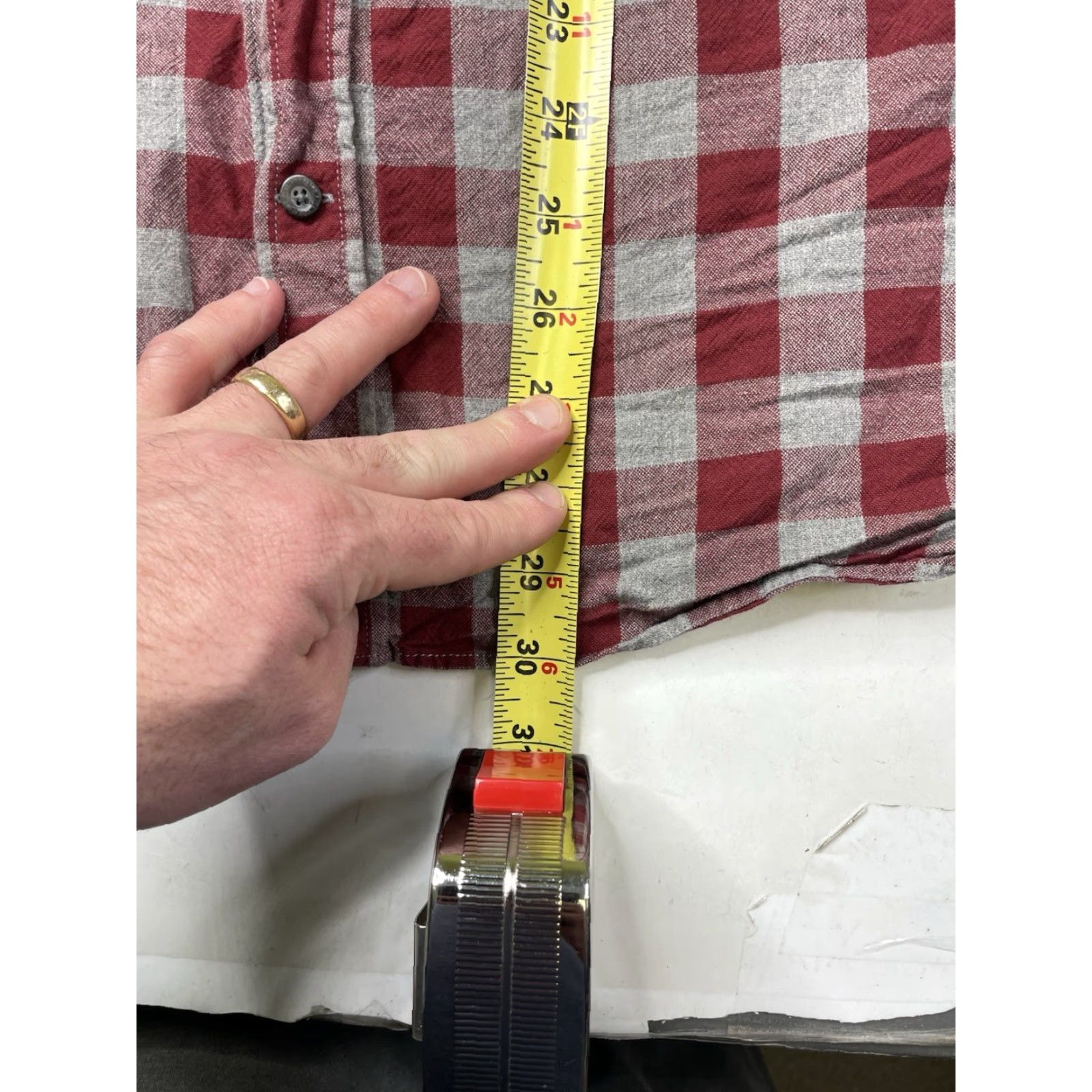 Vintage Fjallraven Ovik Check Shirt Mens XL Red Gray Checks Button Down Long Sleeve Size US XL / EU 56 / 4 - 5 Thumbnail