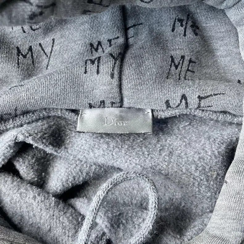 Dior Dior Gray Me My full-print logo hoodie Size US S / EU 44-46 / 1 - 3 Thumbnail
