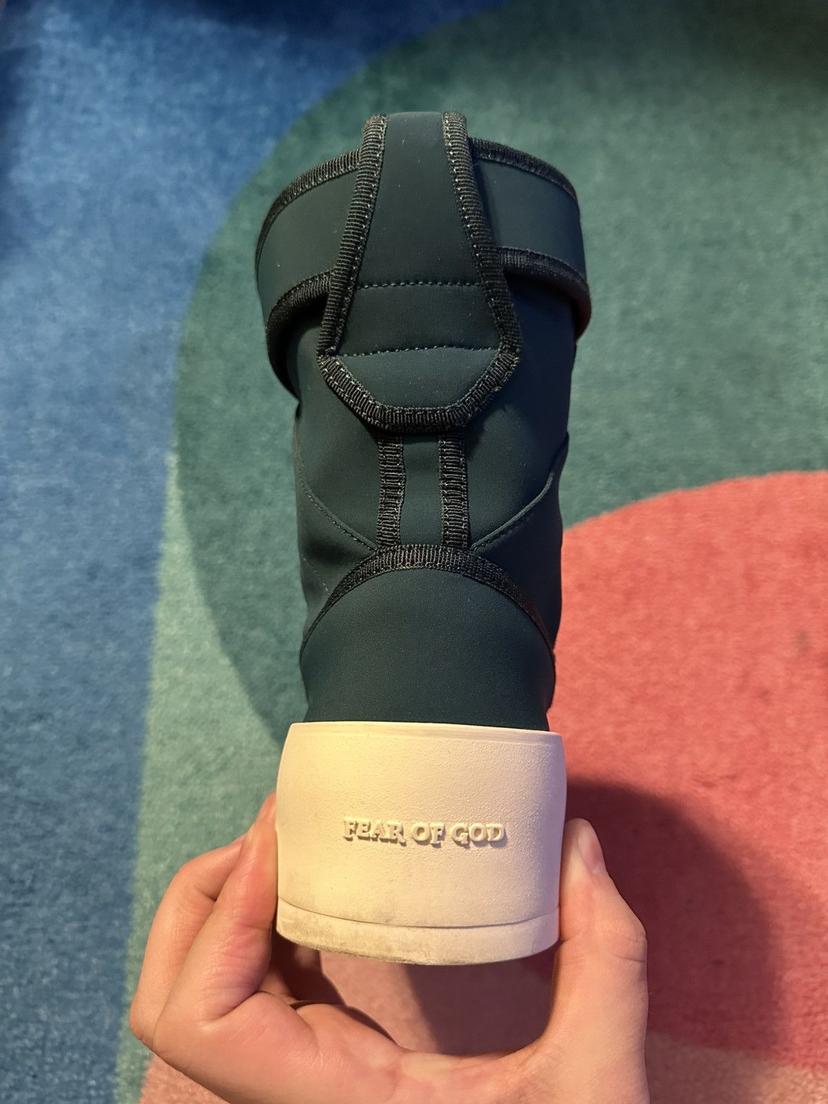 Fear of God Fear of God Military Sneaker Green Nylon Size 44 Size US 11 / EU 44 - 14 Thumbnail