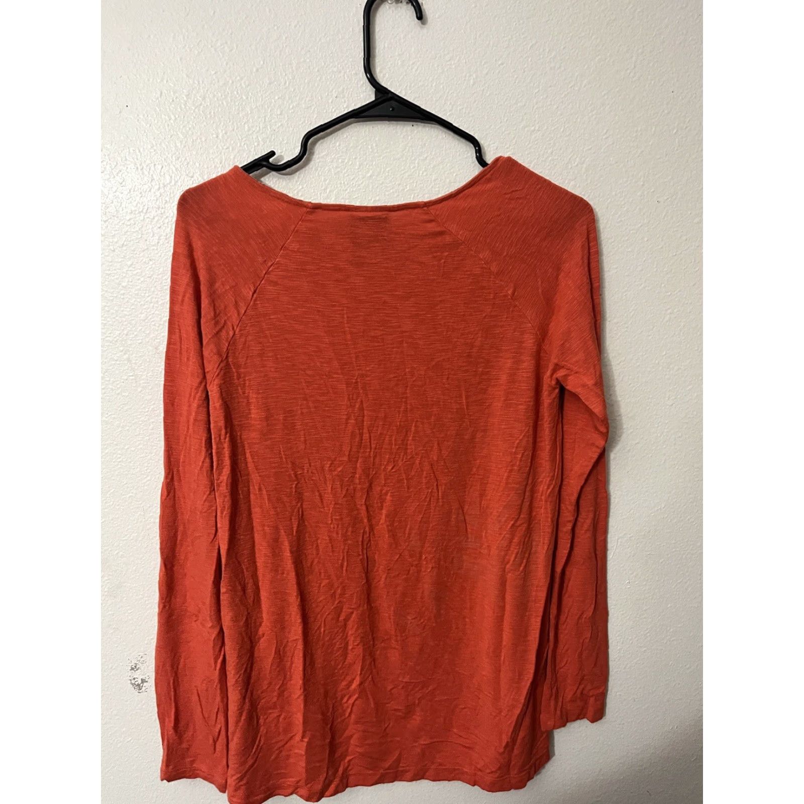 Vintage DOLAN Los Angeles Orange Sheer Long Sleeve T-Shirt Women Small Fall Angel Size S / US 4 / IT 40 - 3 Thumbnail