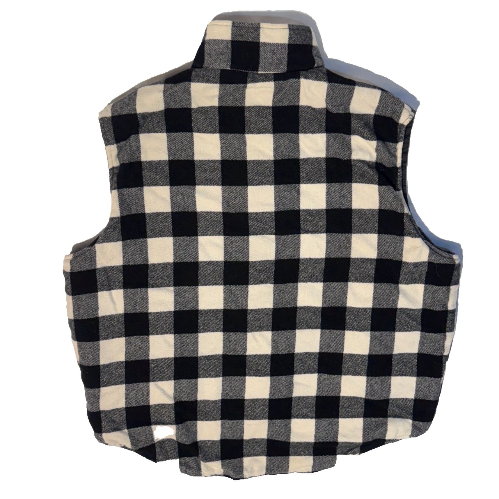 Vintage Claybrooke Outdoors Vest Medium Black Buffalo Plaid Quilted Wool Blend Mens M Winter Hiking Casual Size US M / EU 48-50 / 2 - 5 Thumbnail