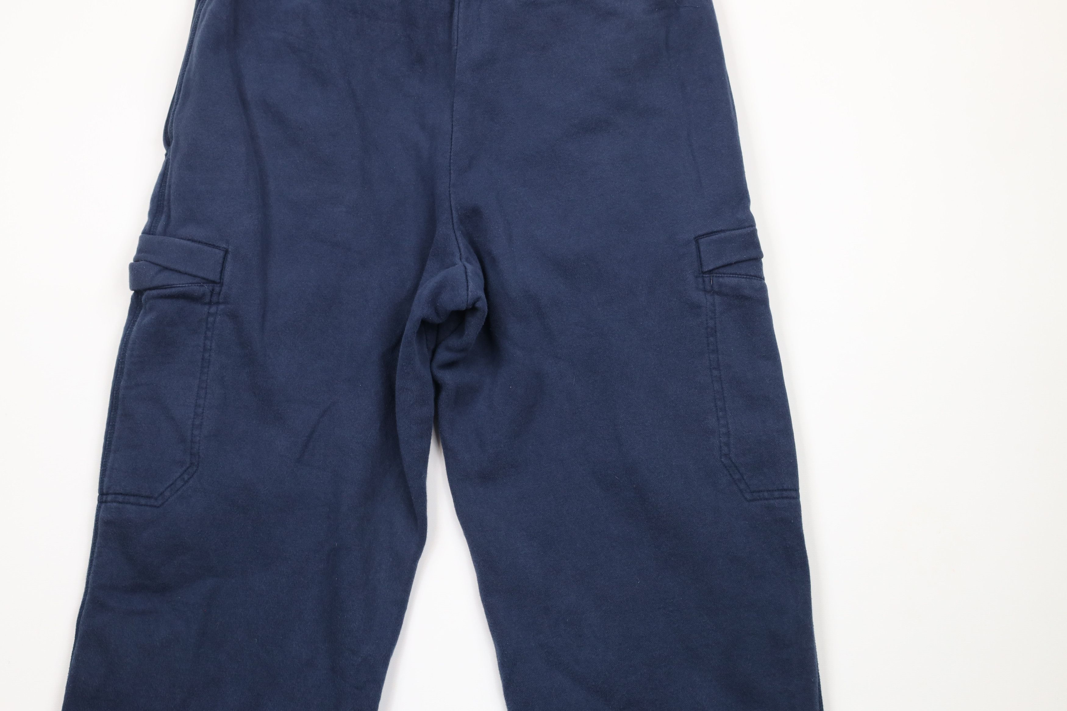 Champion × Vintage Vintage Champion Classic Logo Cargo Sweatpants Navy Blue Size US 34 / EU 50 - 10 Thumbnail
