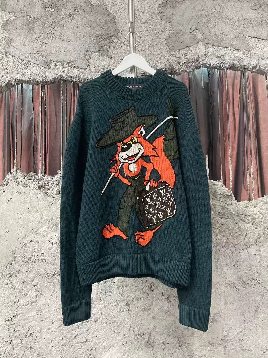 Louis Vuitton Louis Vuitton Cartoon Fox Monogram Sweater Size US M / EU 48-50 / 2 - 1 Thumbnail