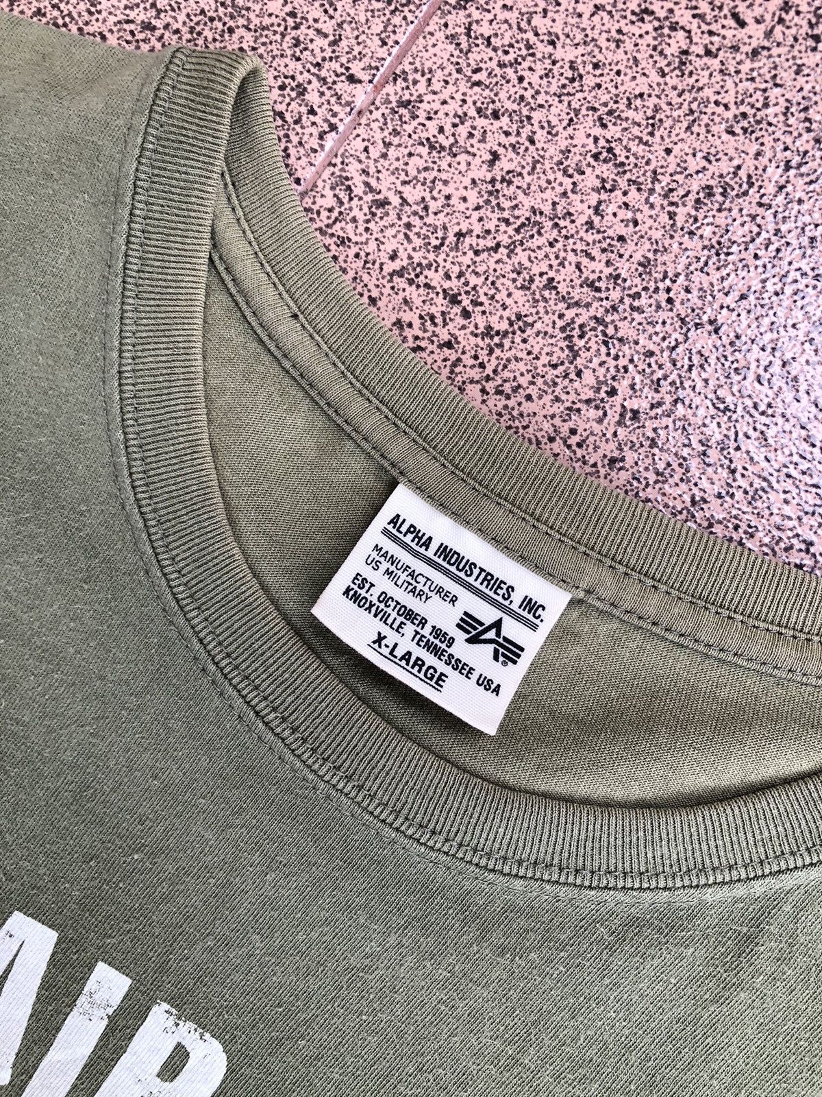 Alpha Industries Alpha Industries Tee Size US L / EU 52-54 / 3 - 10 Thumbnail