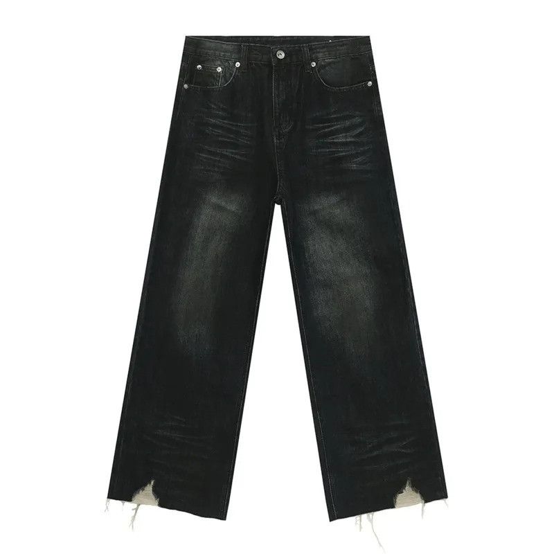 Designer × Vintage Irregular Hole High Street Denim Size US 32 / EU 48 - 6 Thumbnail