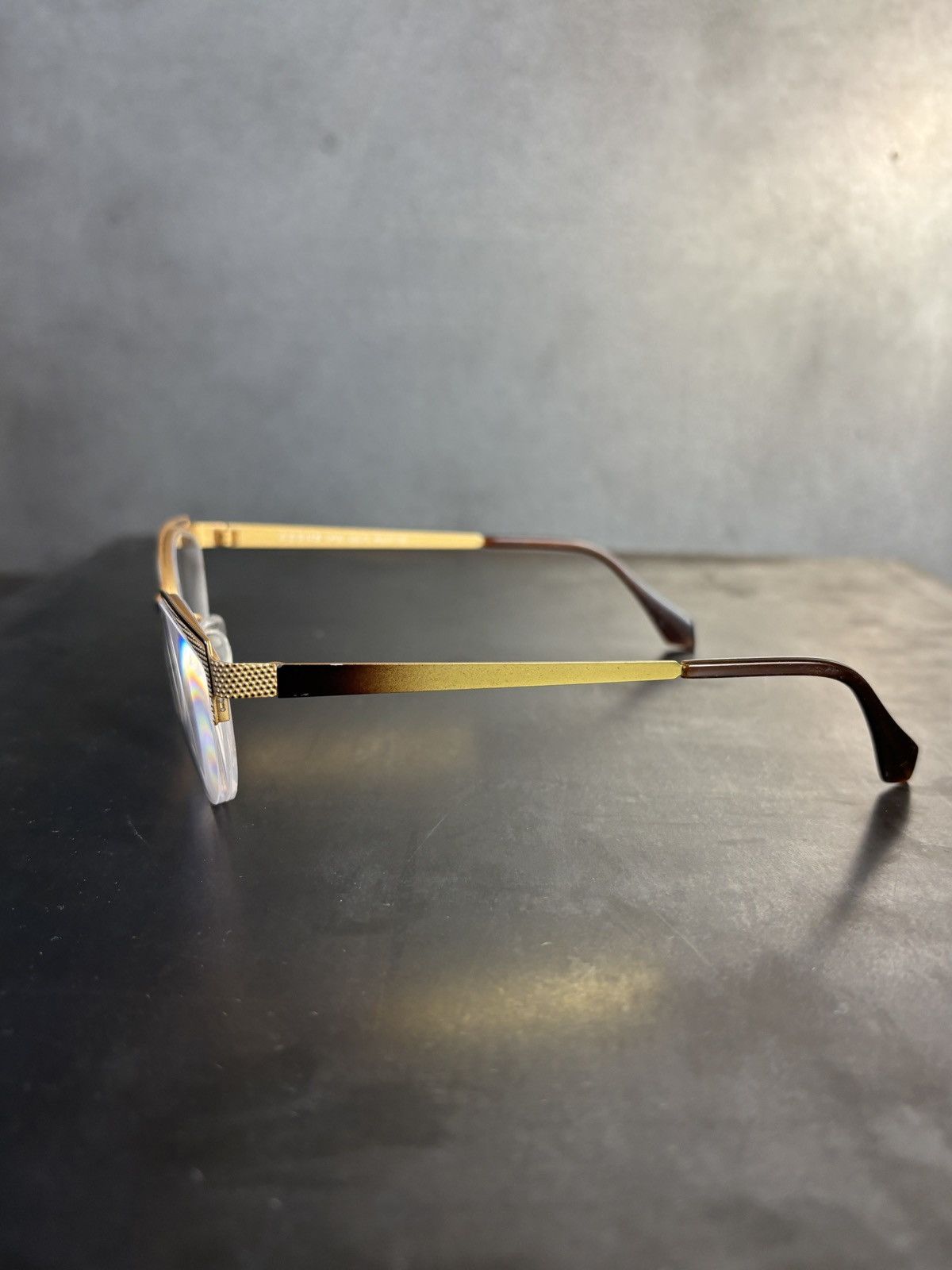 Designer × Other Ozone Eyeglasses The Netherlands L4132 Ombre Gold Frames Size ONE SIZE - 7 Thumbnail