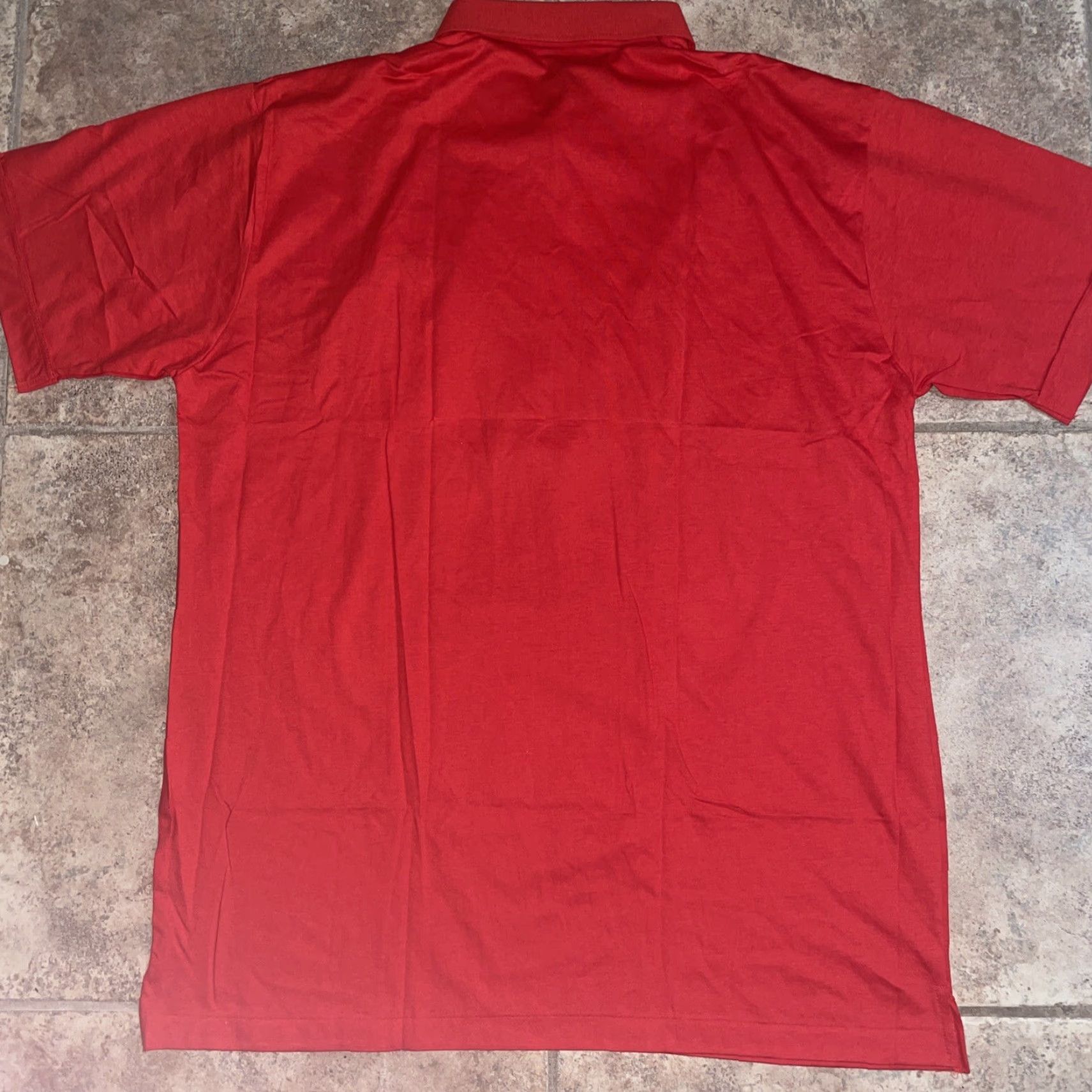 Vintage VINTAGE Polo Sportsman Men’s Short Sleeve Red Polo Shirt 2XL Silver Fox NWT Size US XXL / EU 58 / 5 - 4 Thumbnail