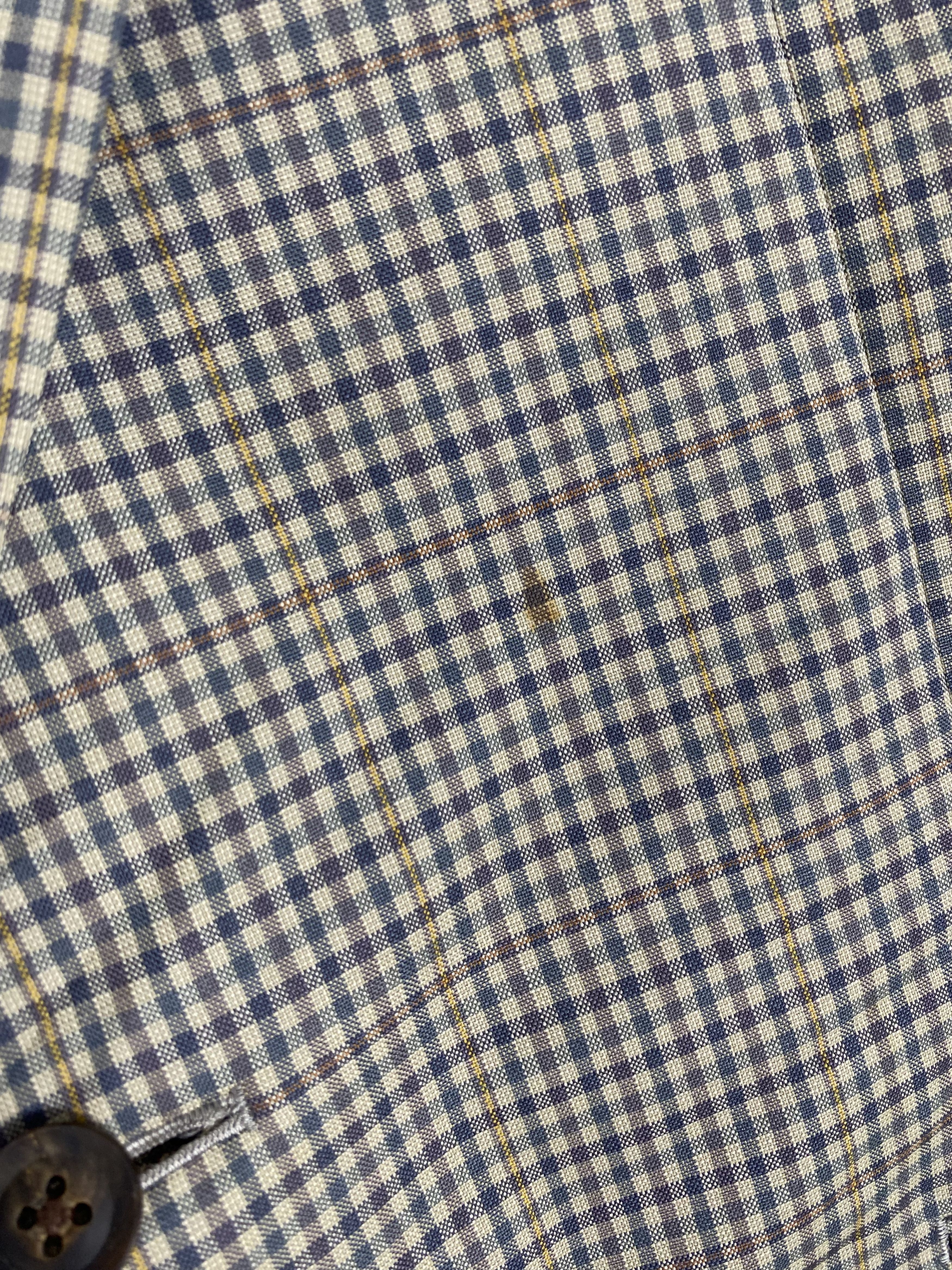 Burberry × Vintage Vintage Burberry Checkered Blazers Size 36R - 3 Thumbnail
