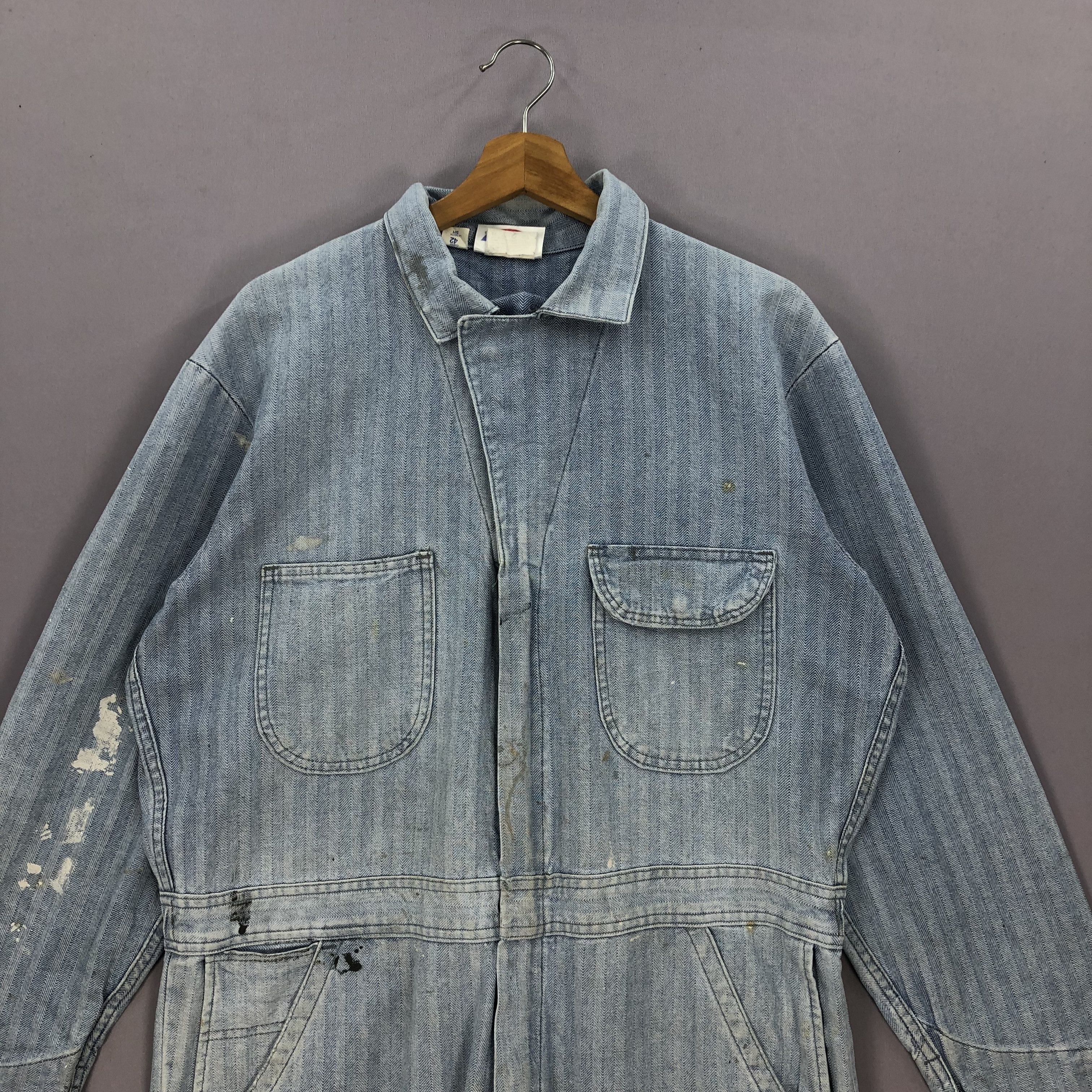 Dickies × Vintage Dirty Vintage 70s Dickies Workers Mechanics Overalls Size US 40 / EU 56 - 3 Thumbnail