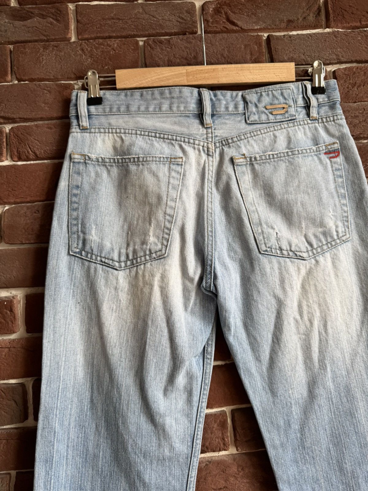 Diesel Vintage Y2k Rare Diesel Mud Wash Blue Jeans Pant Hype 32 Size US 32 / EU 48 - 8 Thumbnail