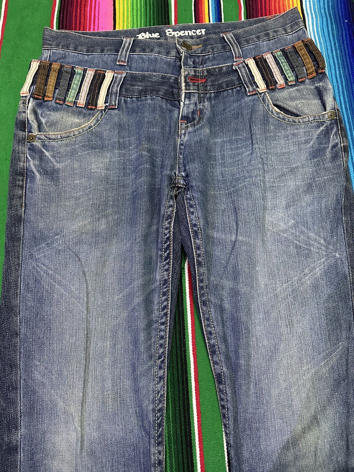 Other 💥Double waist💥 Denim blue spencer two tone colour 💥 Size US 32 / EU 48 - 5 Thumbnail