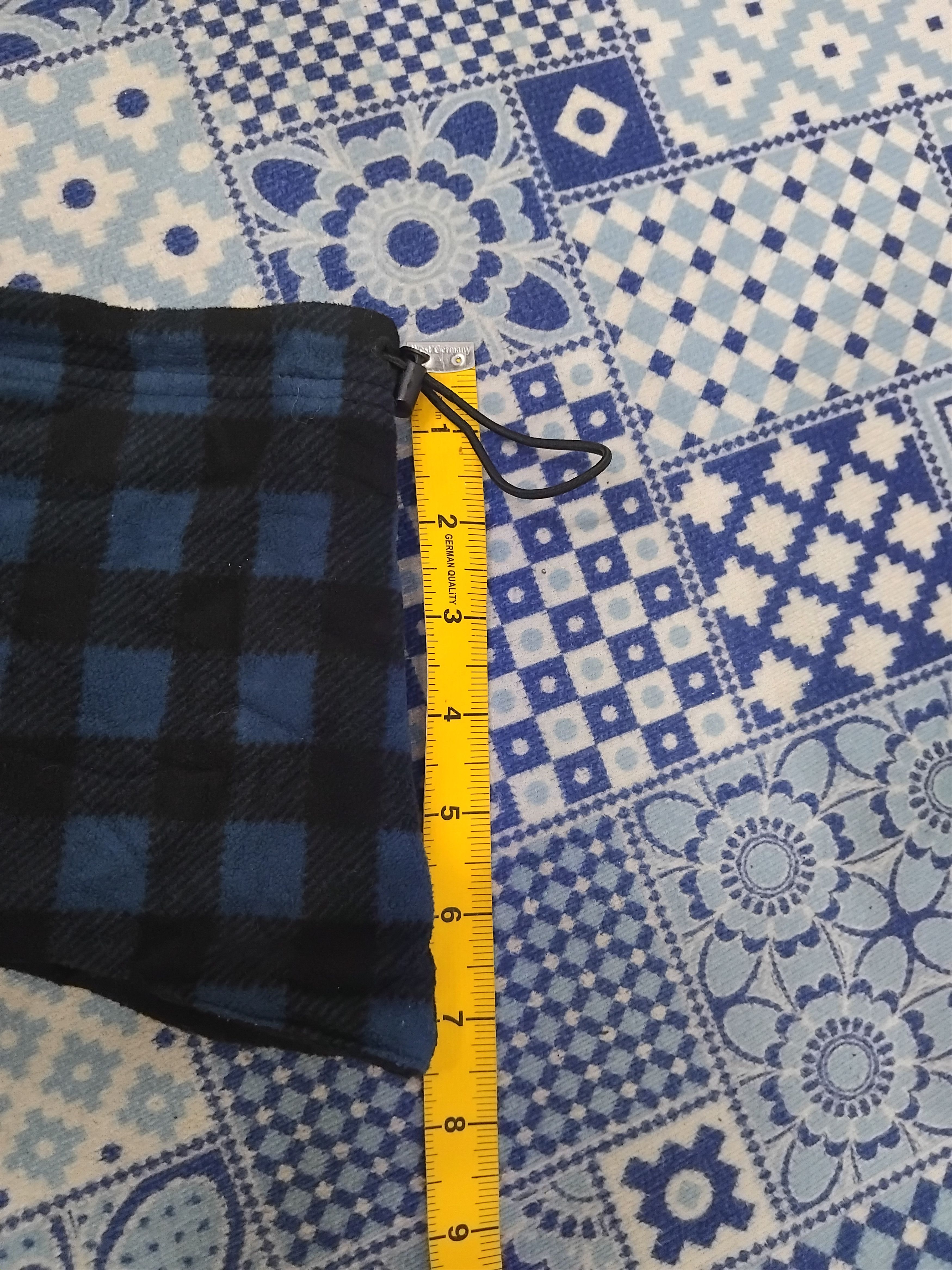 Japanese Brand Uniqlo checkered blue head mask Size ONE SIZE - 4 Thumbnail