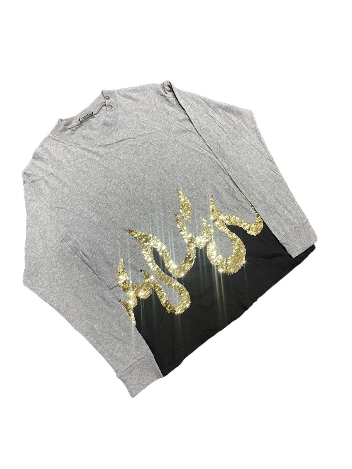 Diesel × Diesel Black Gold Diesel Gold Fire Flames Shirts Size US M / EU 48-50 / 2 - 11 Thumbnail