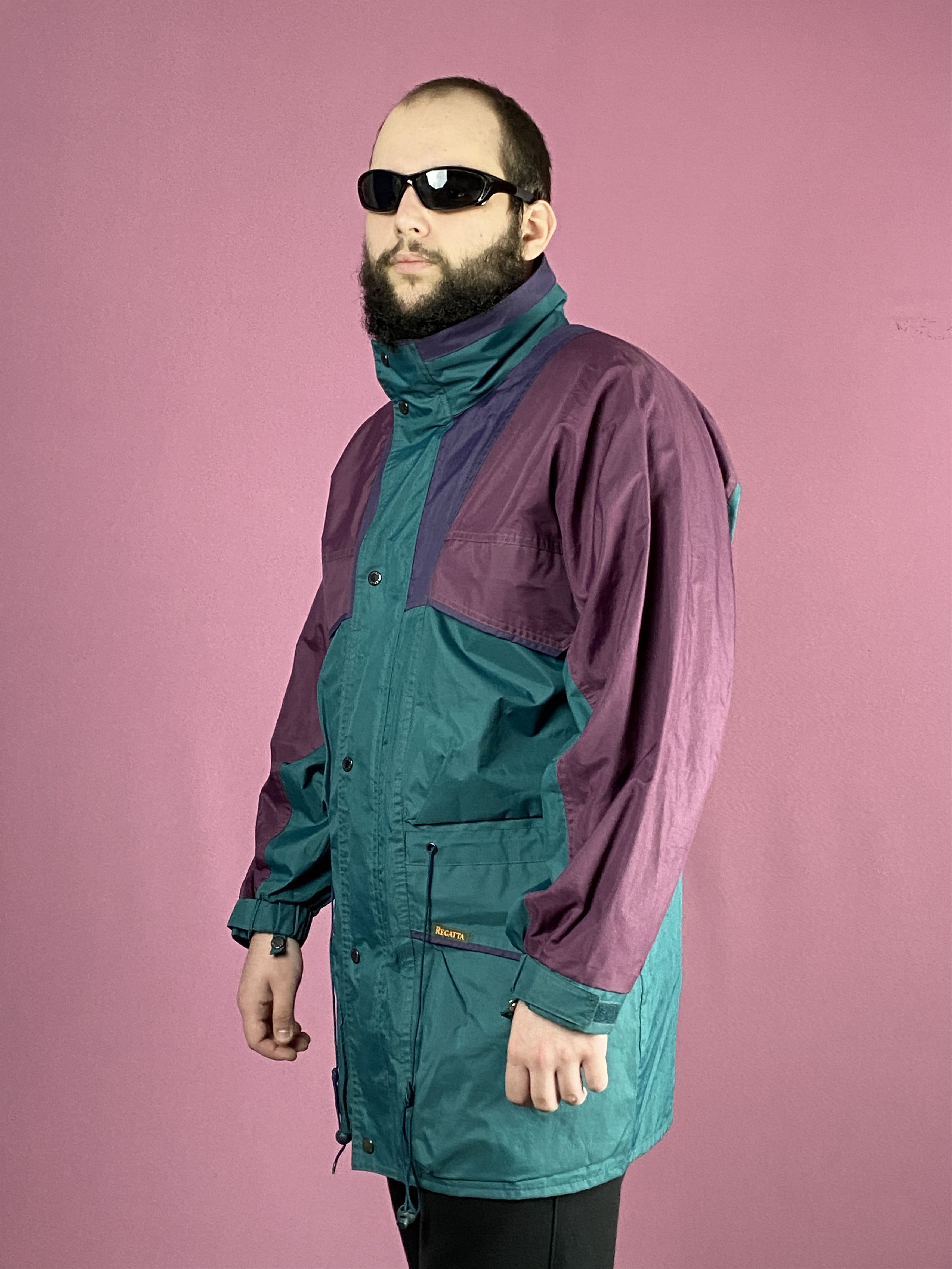 Vintage 90s Regatta Vintage Men's Rain Jacket - S Size US S / EU 44-46 / 1 - 2 Thumbnail