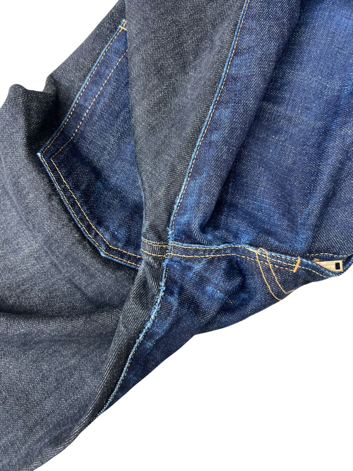 Futura Vintage FUTURA Japan 2 Tones Denim Distressed Jeans Size US 34 / EU 50 - 21 Thumbnail