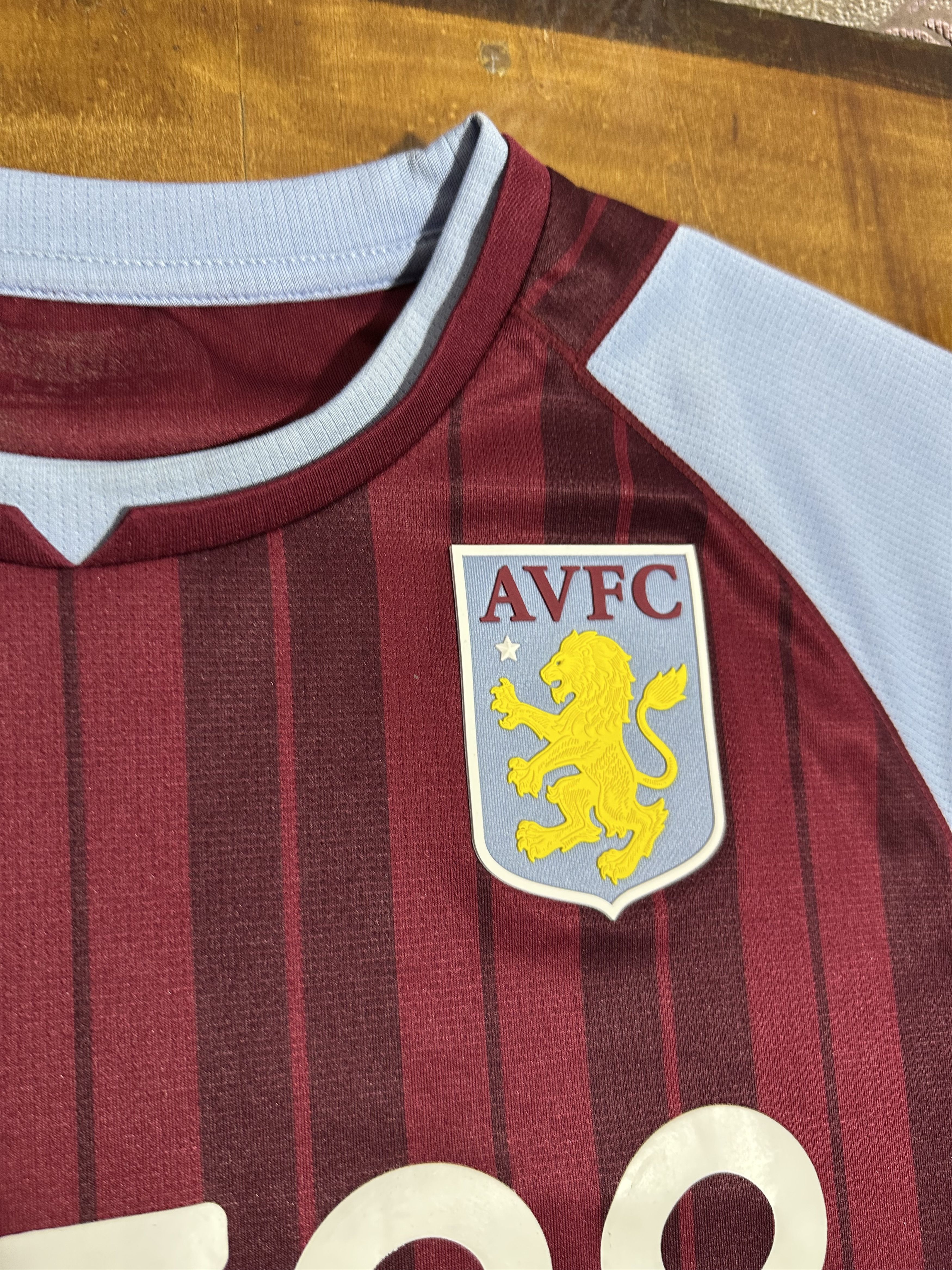 Kappa Aston Villa FC Kappa Jersey 2021/22 Cazoo Sponsor Size US L / EU 52-54 / 3 - 5 Thumbnail