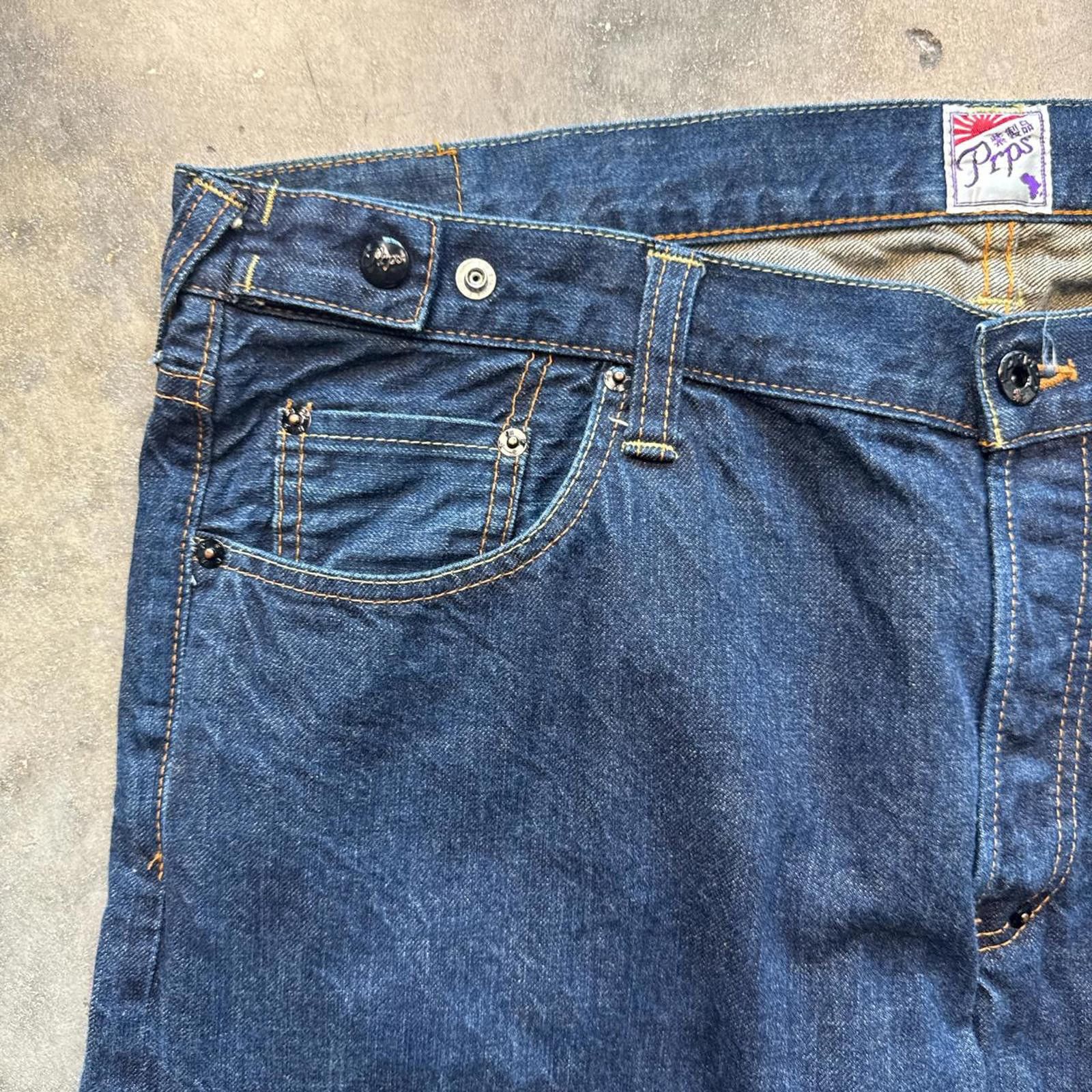 Prps Japanese PRPS Denim With Adjustable Front Bands Size US 40 / EU 56 - 4 Thumbnail