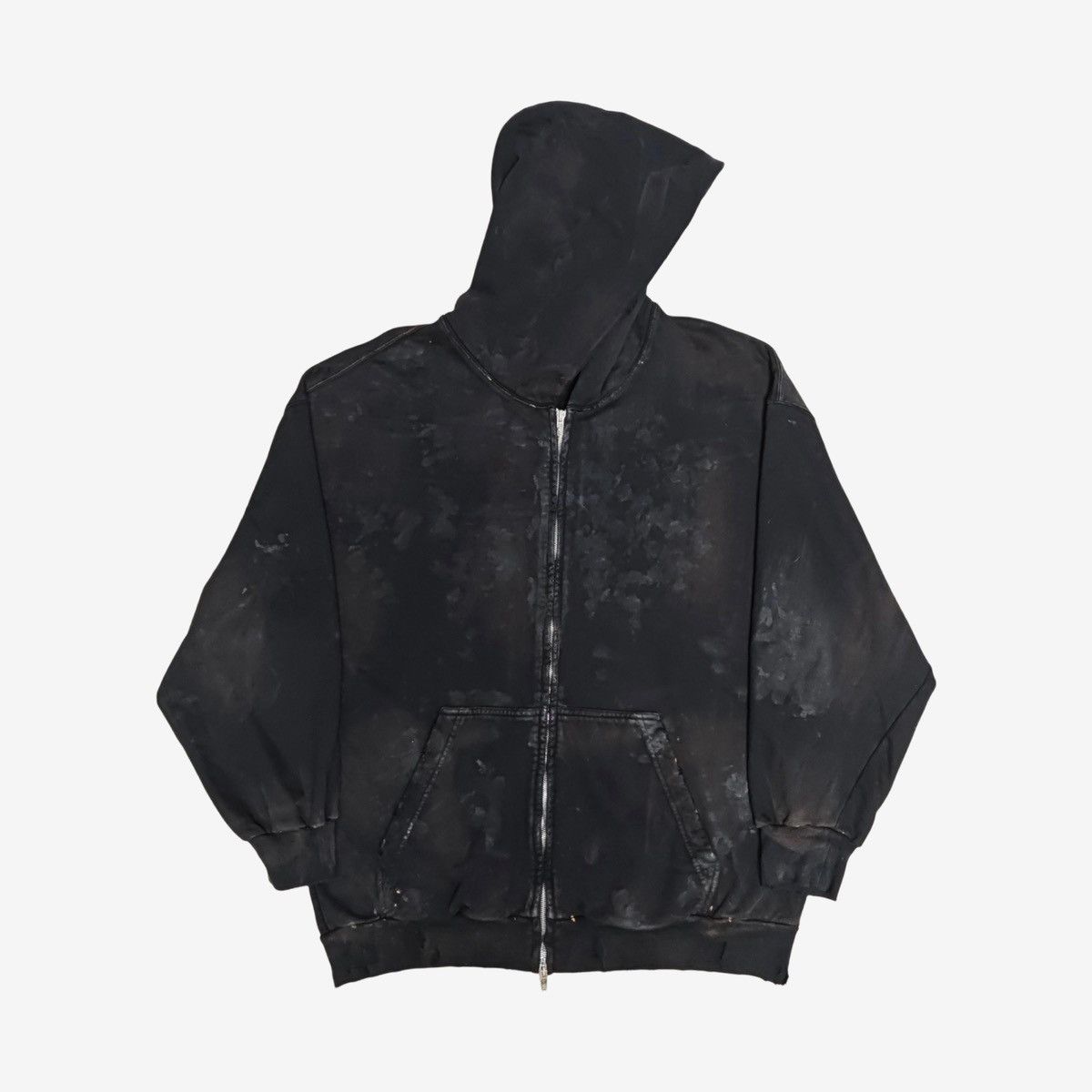 Balenciaga Balenciaga SS23 Mudshow Dirty Zip Hoodie Sz.M Size US M / EU 48-50 / 2 - 3 Thumbnail