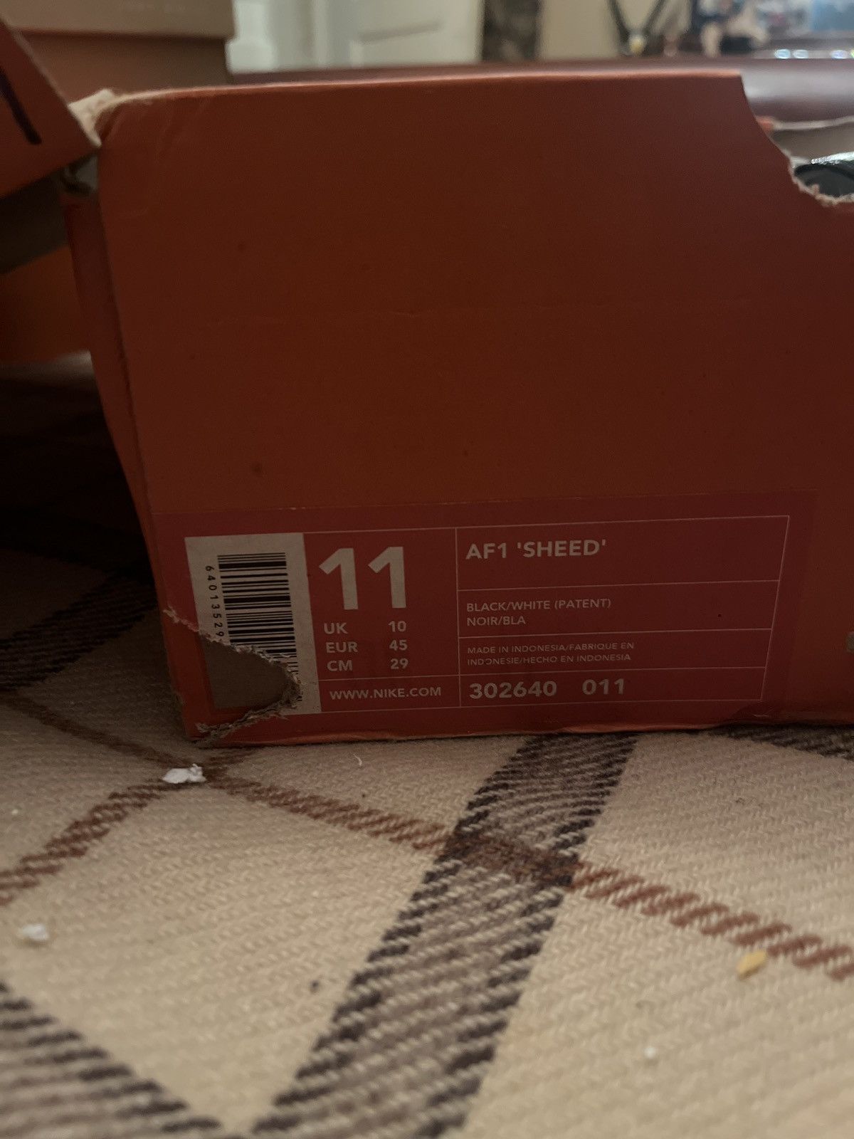 Nike Nike Air Force one, uptown’s x Rasheed Wallace Size US 11 / EU 44 - 7 Thumbnail