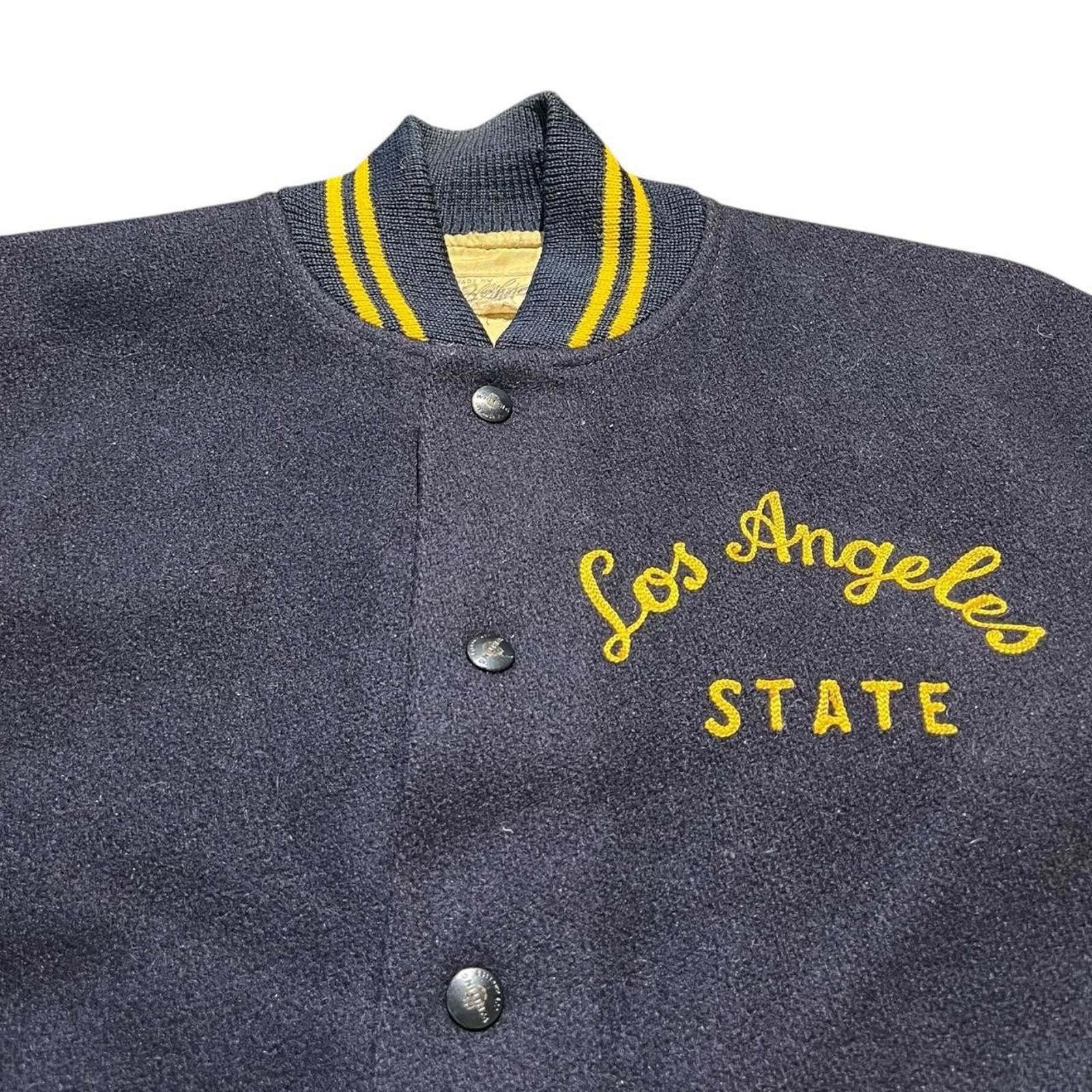 Other Vintage 50/60s Los Angeles State H.L. Whiting Varsity Jacket Size US L / EU 52-54 / 3 - 3 Thumbnail