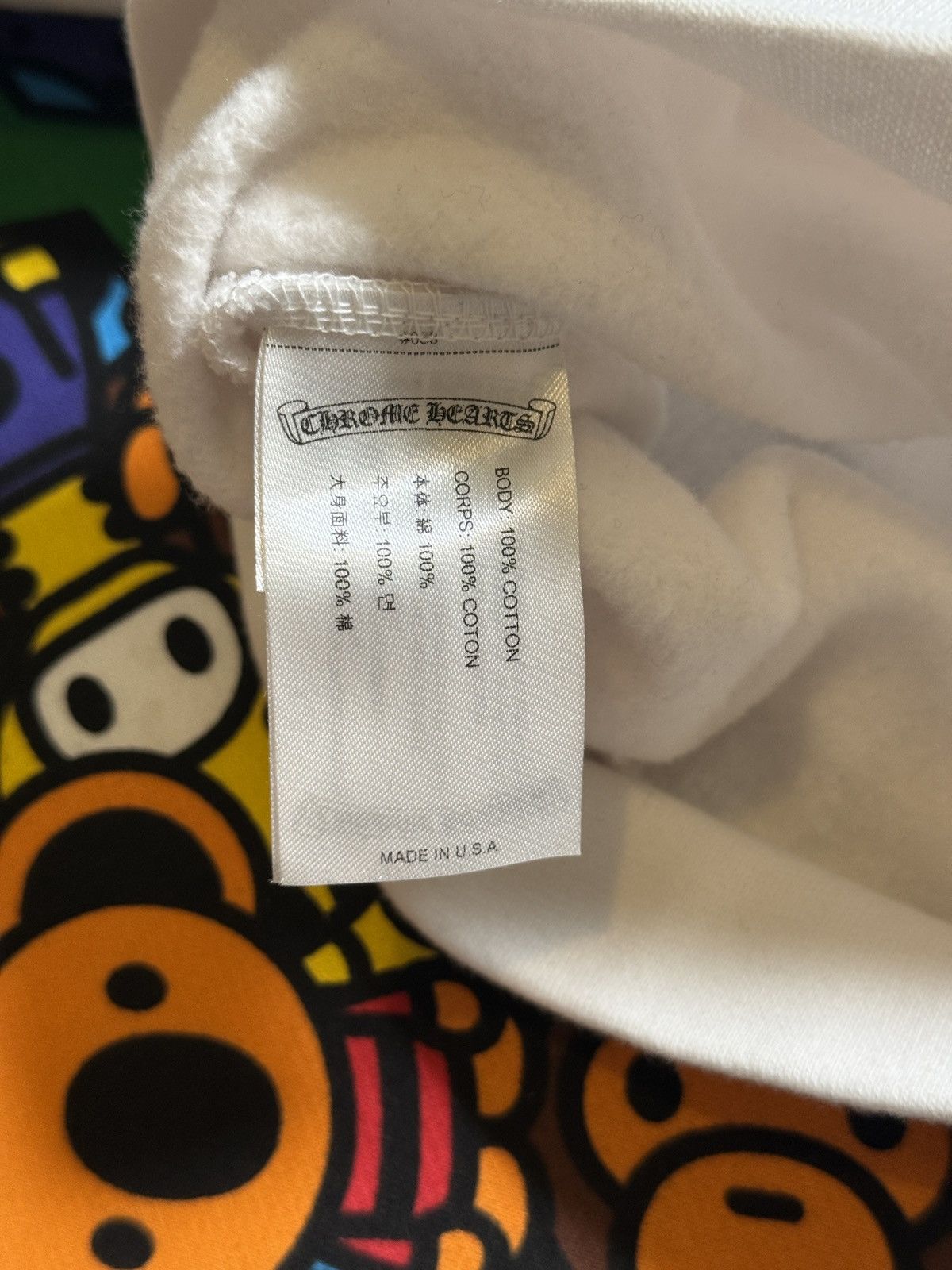 Chrome Hearts Chrome Hearts White Eye Chart Dagger Logo Pullover Hoodie Size US L / EU 52-54 / 3 - 9 Thumbnail