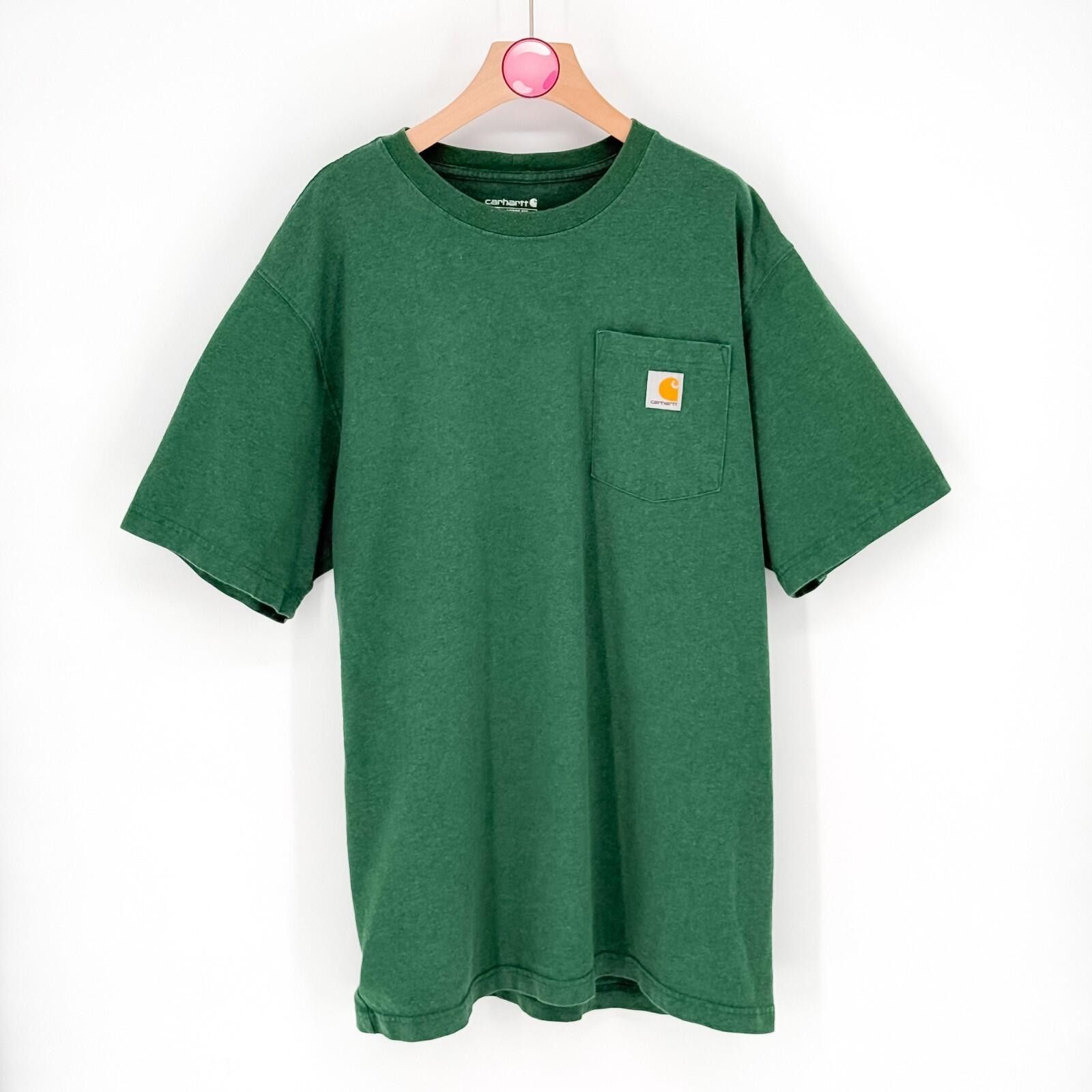 Carhartt Carhartt Pocket Green Loose Fit Heavyweight Workwear Mens L Size US L / EU 52-54 / 3 - 1 Thumbnail