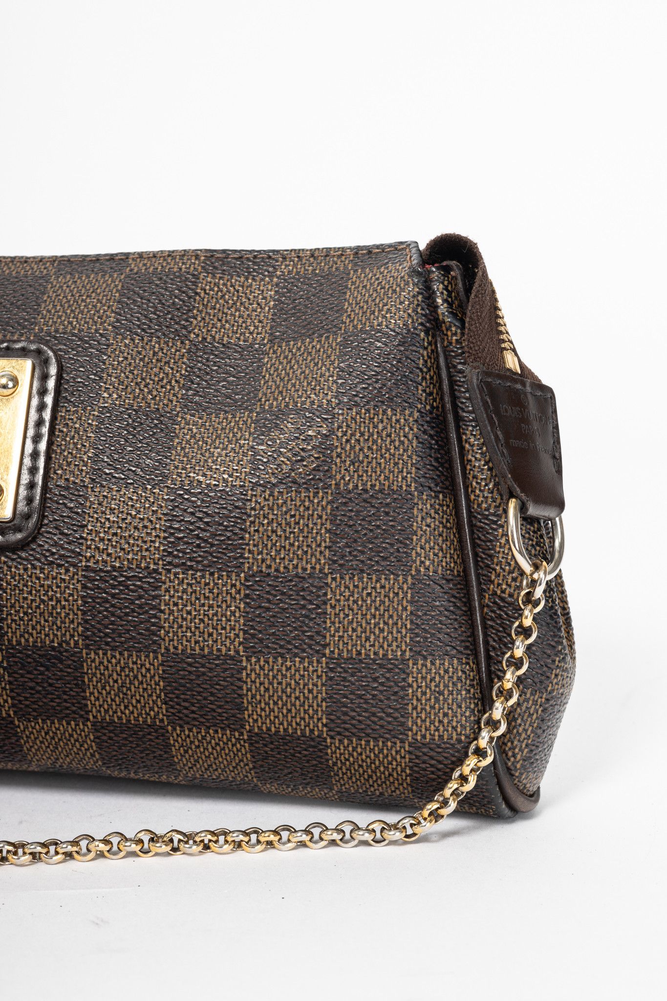 Louis Vuitton Louis Vuitton Eva Damier Ebene Canvas Clutch Size ONE SIZE - 6 Thumbnail