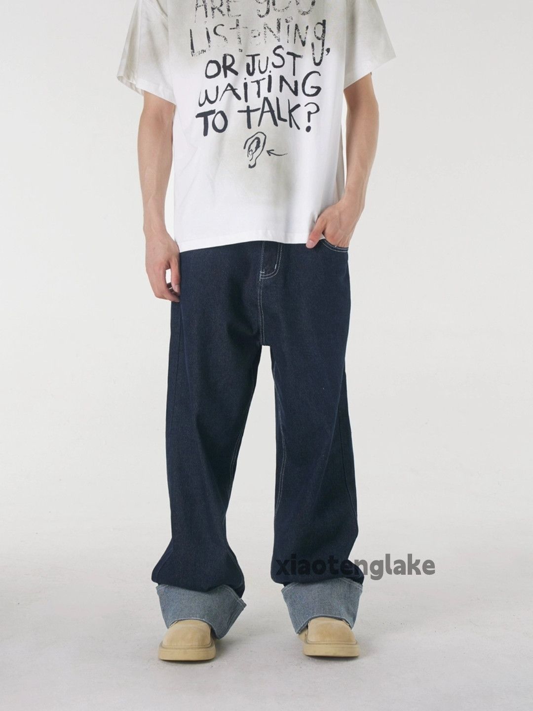 Designer × Vintage utility loose baggy skate hiphop y2k jeans Size US 32 / EU 48 - 4 Thumbnail