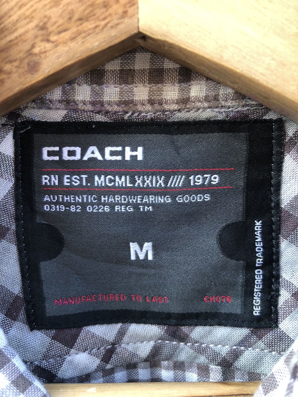 Coach Coach Flannel Button Shirts Size US M / EU 48-50 / 2 - 3 Thumbnail