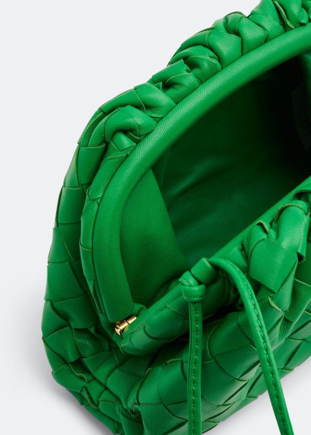 Bottega Veneta o1loc1c0824 Size: OS / Mini Pouch in Green Size ONE SIZE - 6 Thumbnail