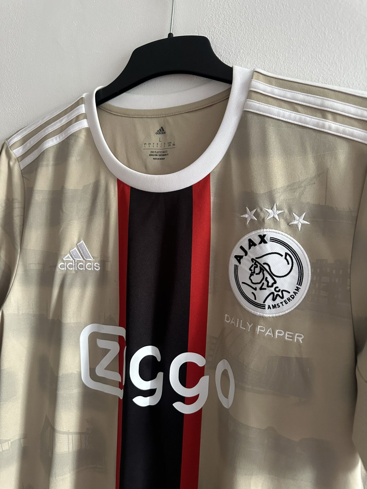 Adidas T-Shirt Adidas Ajax Daily Paper Ziggo Jersey Football shirt Size US L / EU 52-54 / 3 - 2 Thumbnail