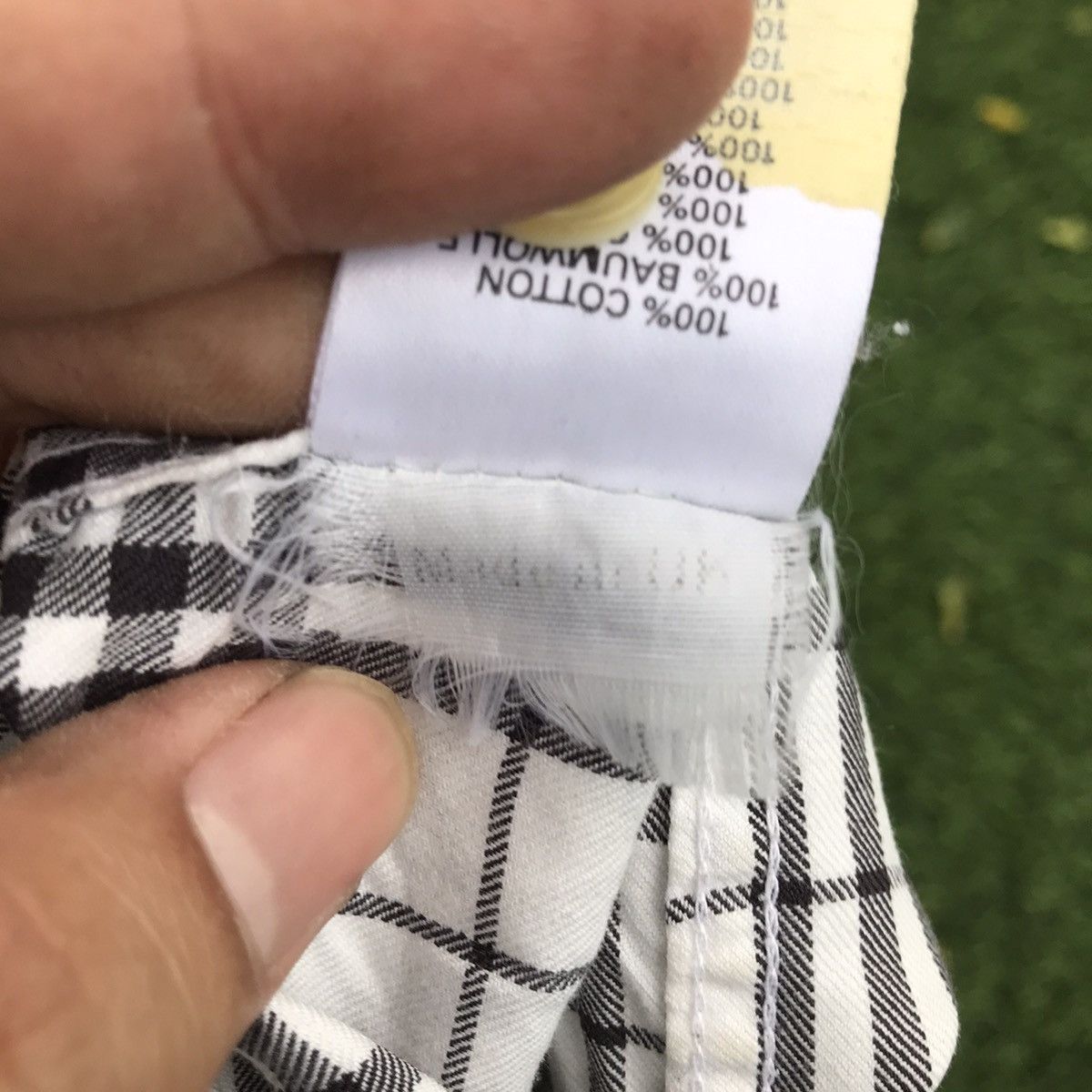 Burberry × Designer Vintage Burberry shirt london Nova check White tartan Iconic Size US L / EU 52-54 / 3 - 15 Thumbnail