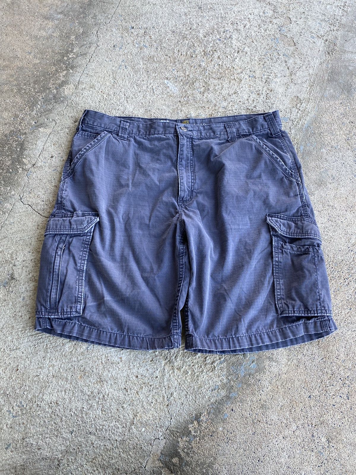 Carhartt × Vintage Vintage Y2K Carhartt Cargo Faded Distressed Shorts Size US 40 / EU 56 - 6 Thumbnail