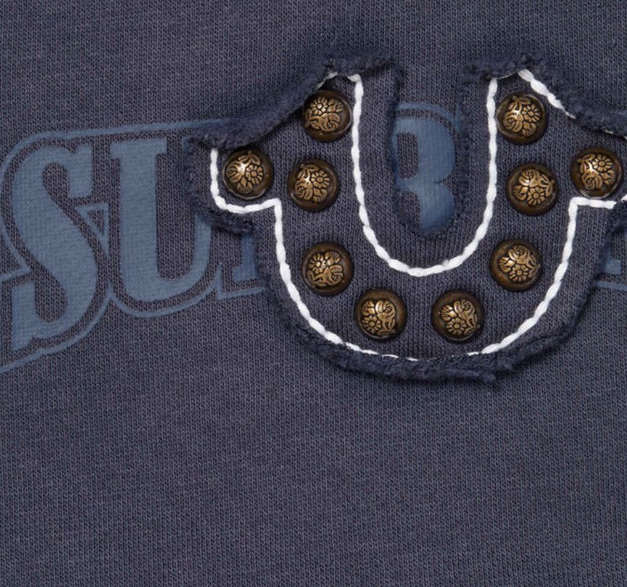 Supreme × True Religion Supreme True Religion Sweatpants Navy FW25 Size US 32 / EU 48 - 3 Thumbnail